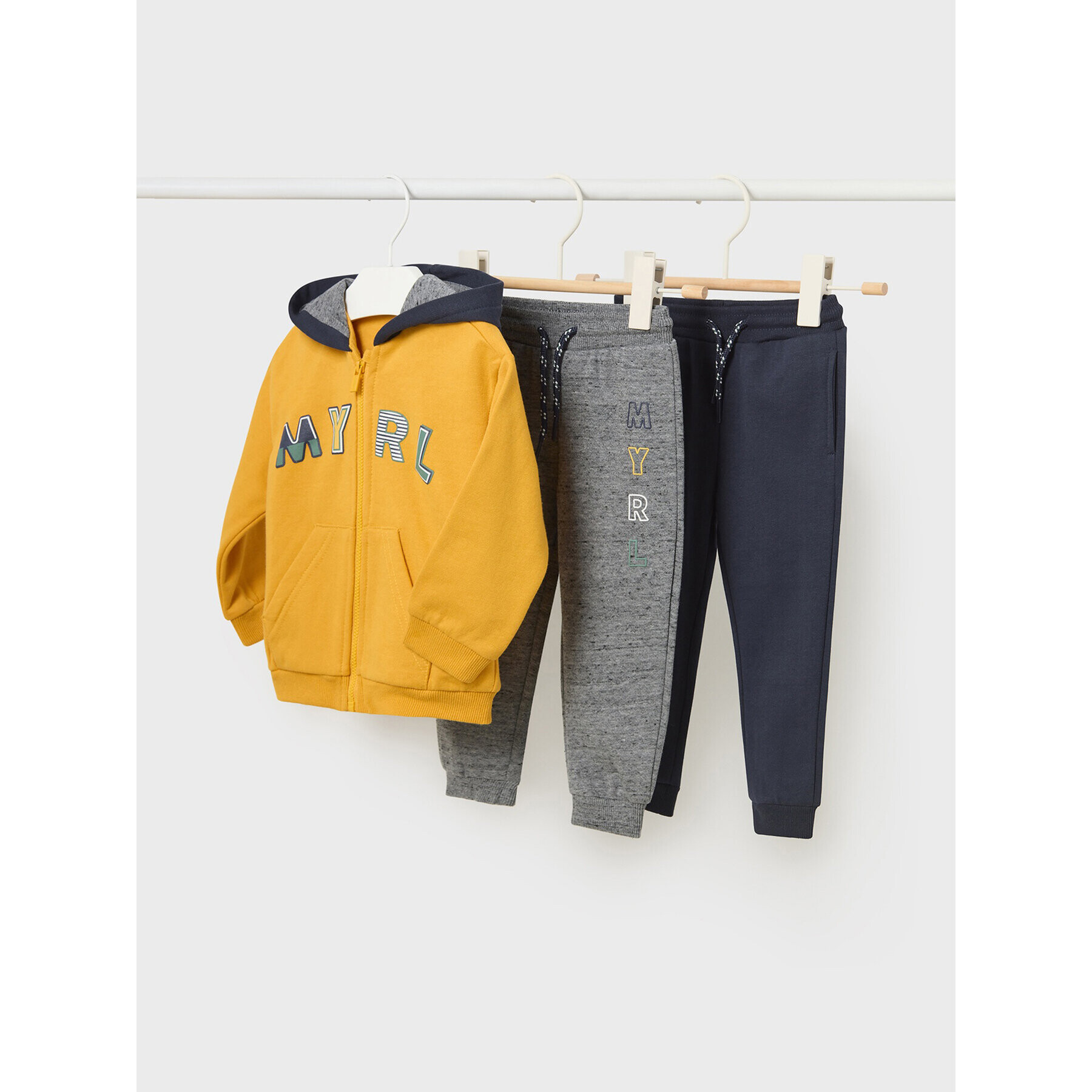 Mayoral Детски комплект 918 Жълт Regular Fit - Pepit.bg