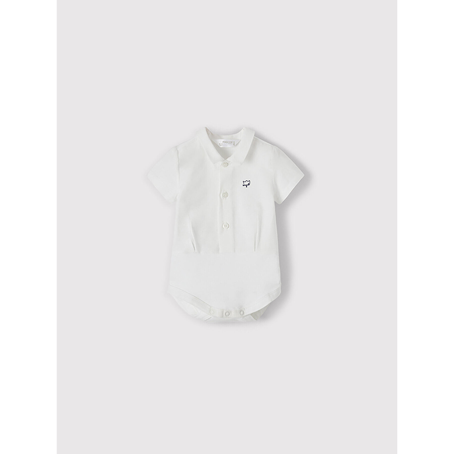 Mayoral Детско боди 1708 Бял Regular Fit - Pepit.bg