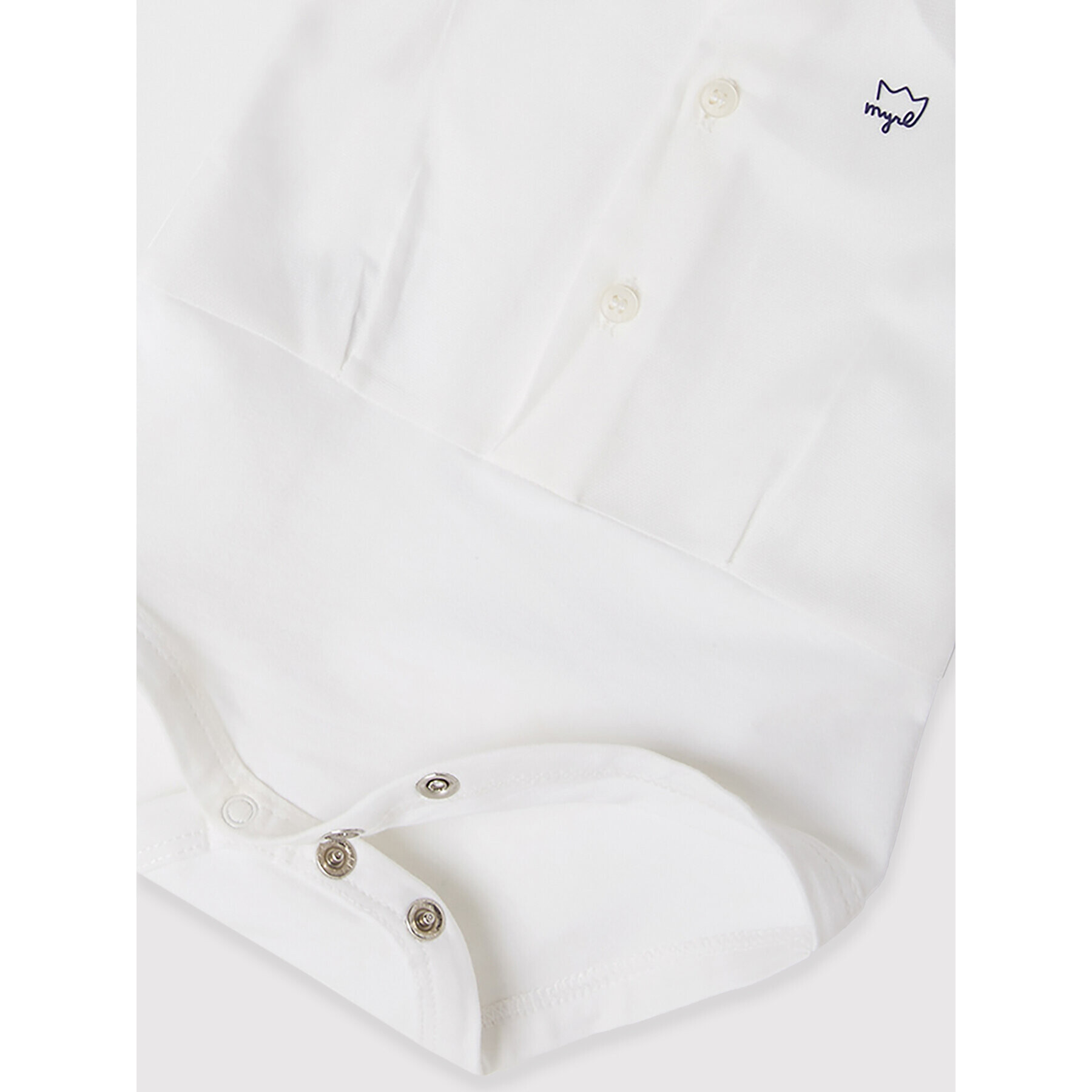 Mayoral Детско боди 1708 Бял Regular Fit - Pepit.bg