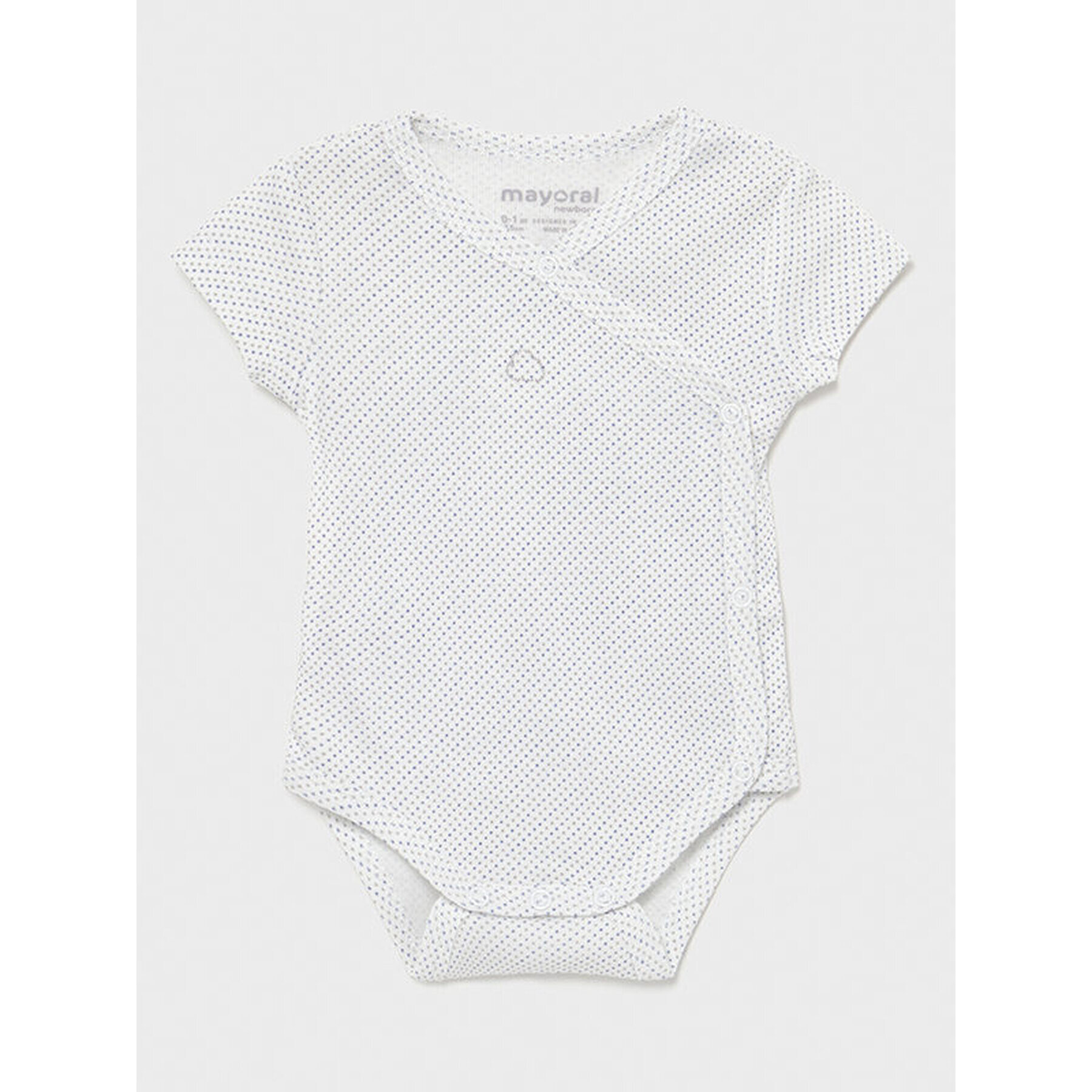 Mayoral Детско боди 1789 Бял Regular Fit - Pepit.bg