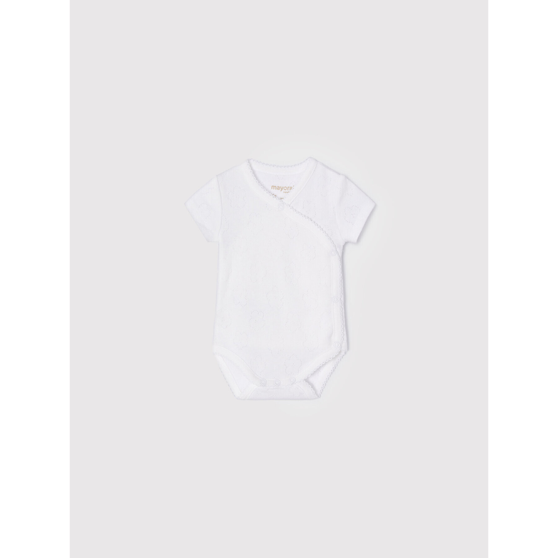 Mayoral Детско боди 191 Бял Regular Fit - Pepit.bg