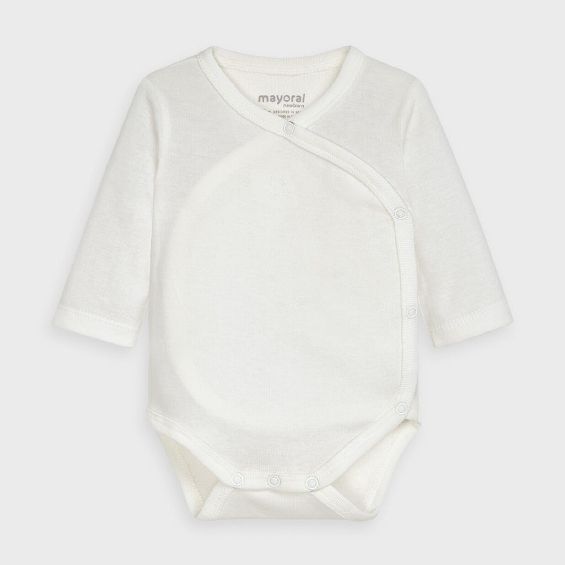 Mayoral Детско боди 2762 Бял Regular Fit - Pepit.bg