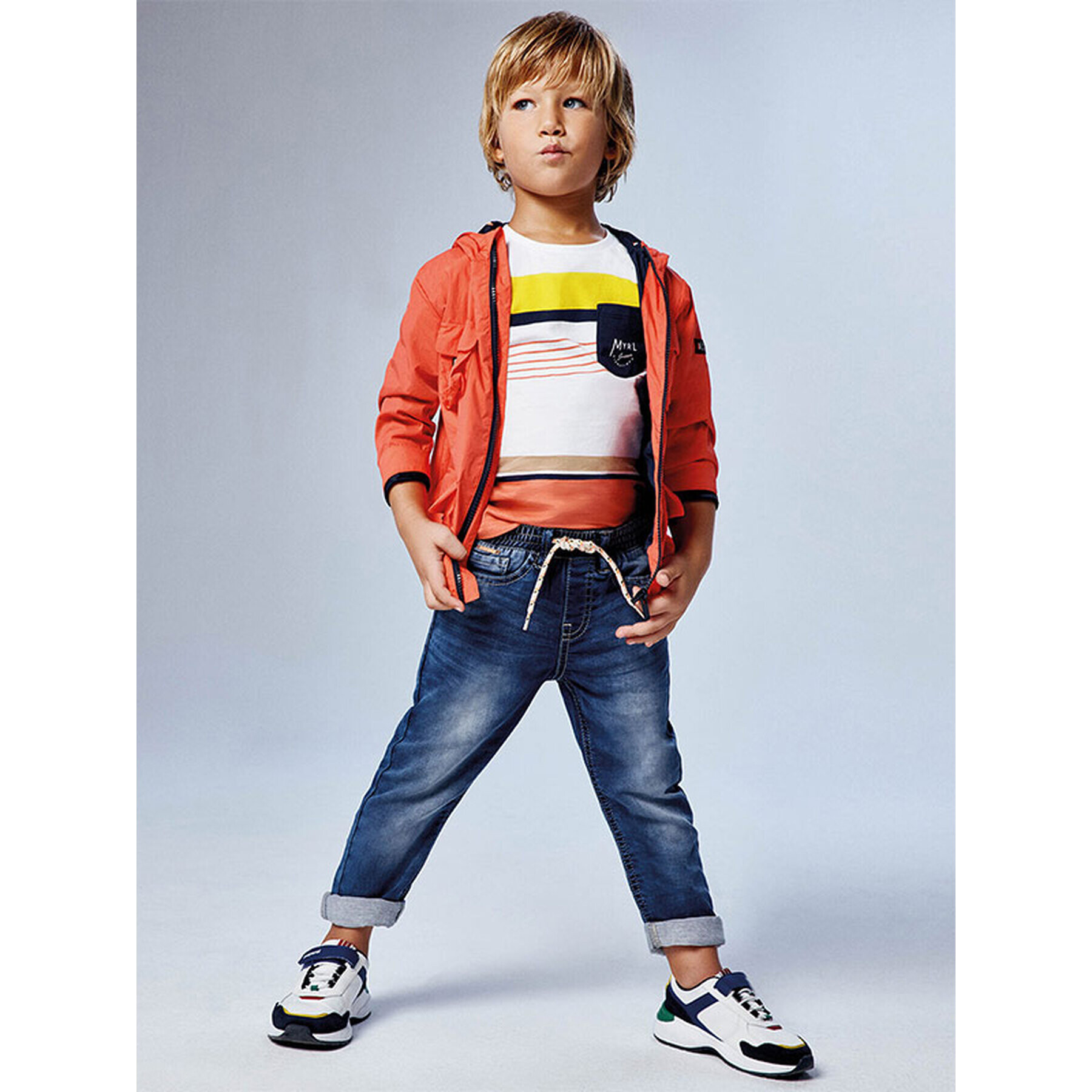 Mayoral Дънки 3567 Тъмносин Jogger Fit - Pepit.bg