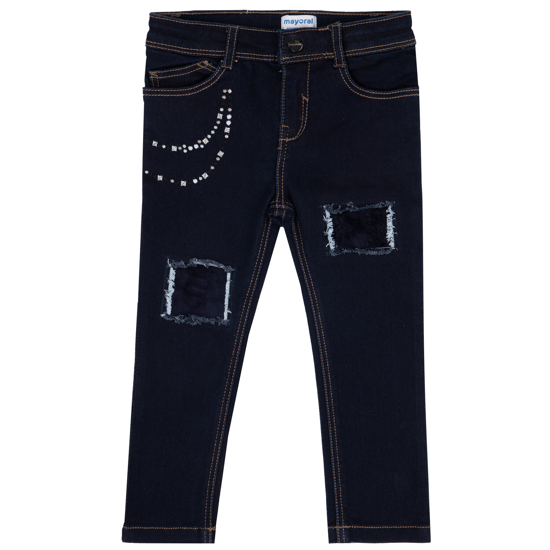 Mayoral Дънки 4502 Тъмносин Skinny Fit - Pepit.bg