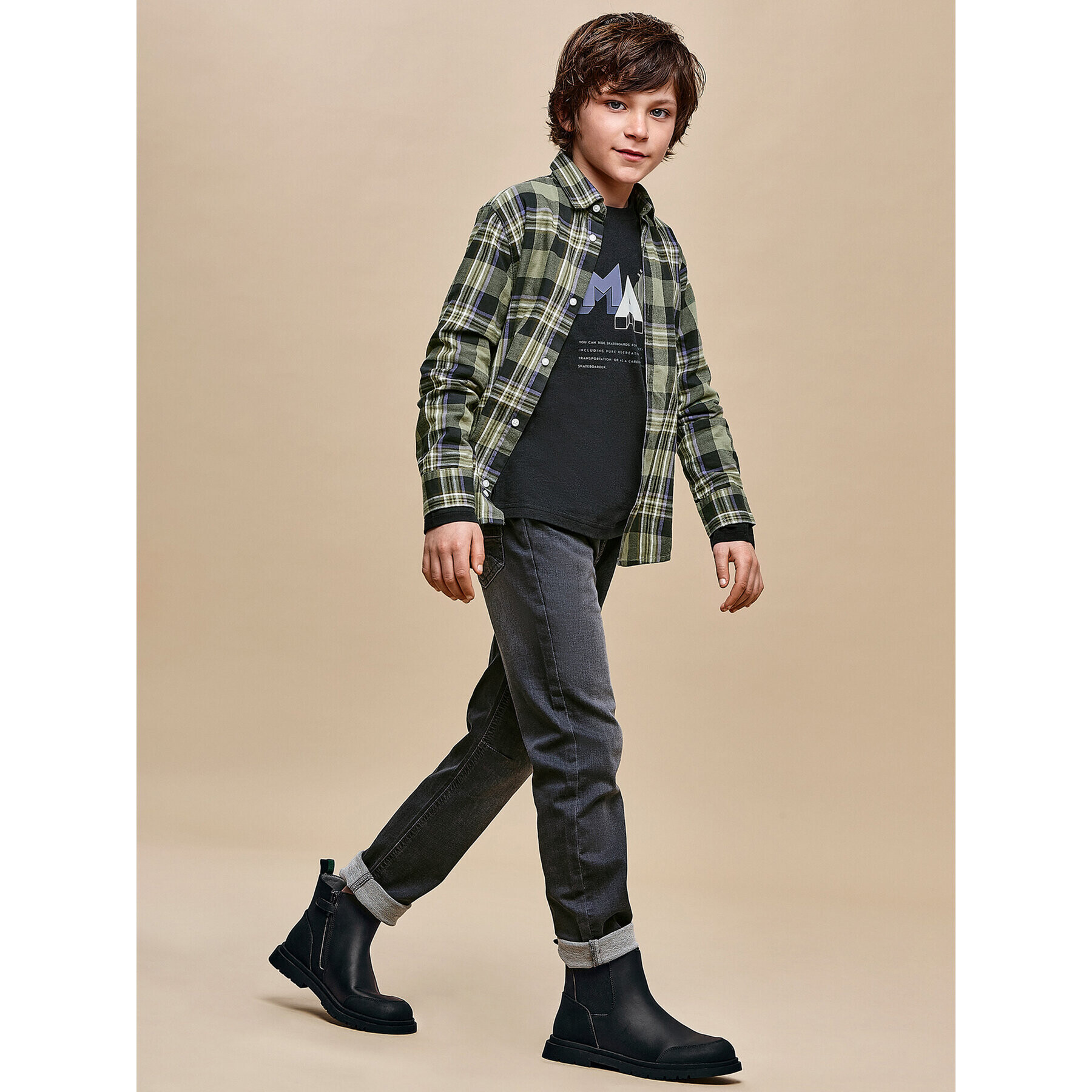 Mayoral Дънки 7.527 Сив Regular Fit - Pepit.bg