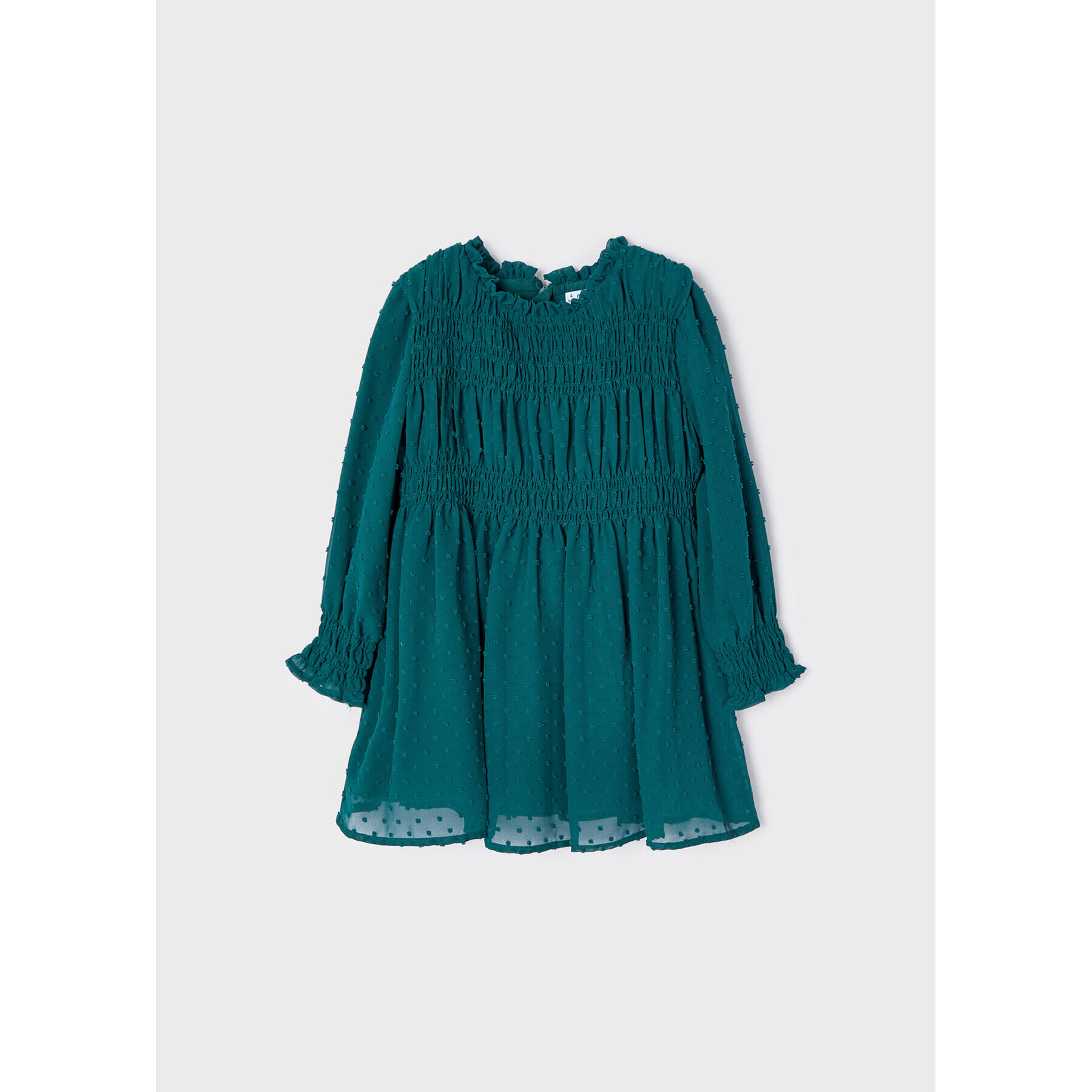 Mayoral Елегантна рокля 4960 Зелен Regular Fit - Pepit.bg