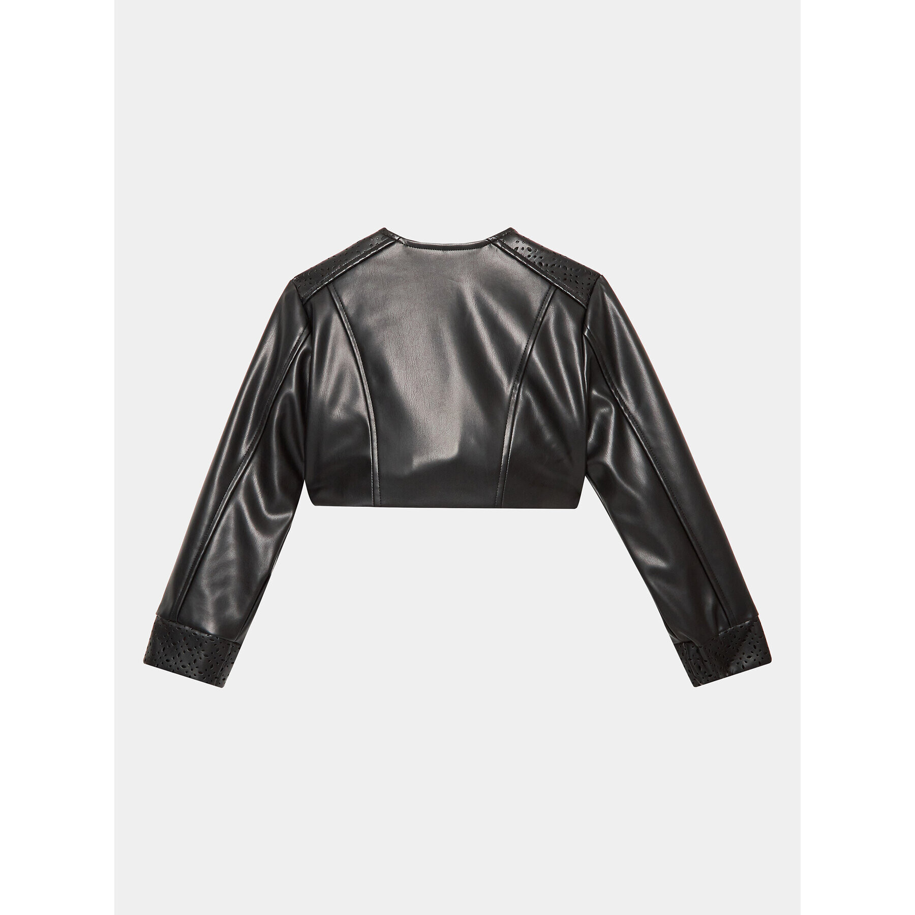 Mayoral Яке от имитация на кожа 6432 Черен Regular Fit - Pepit.bg