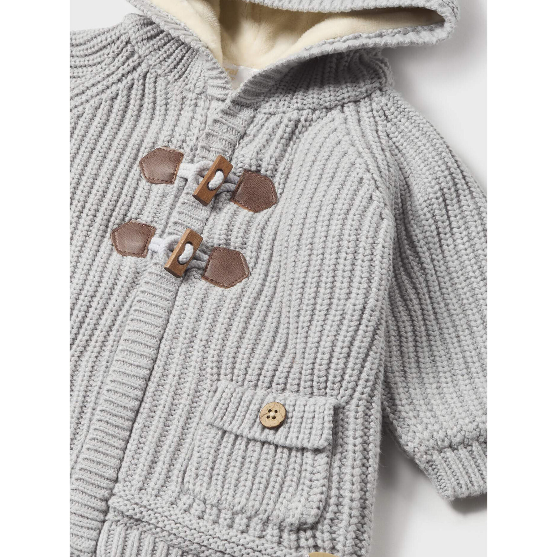 Mayoral Кардиган 2.302 Сив Regular Fit - Pepit.bg