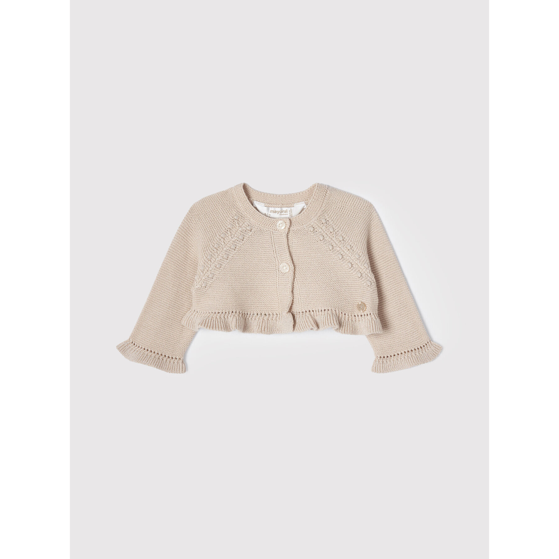 Mayoral Кардиган 2393 Бежов Regular Fit - Pepit.bg