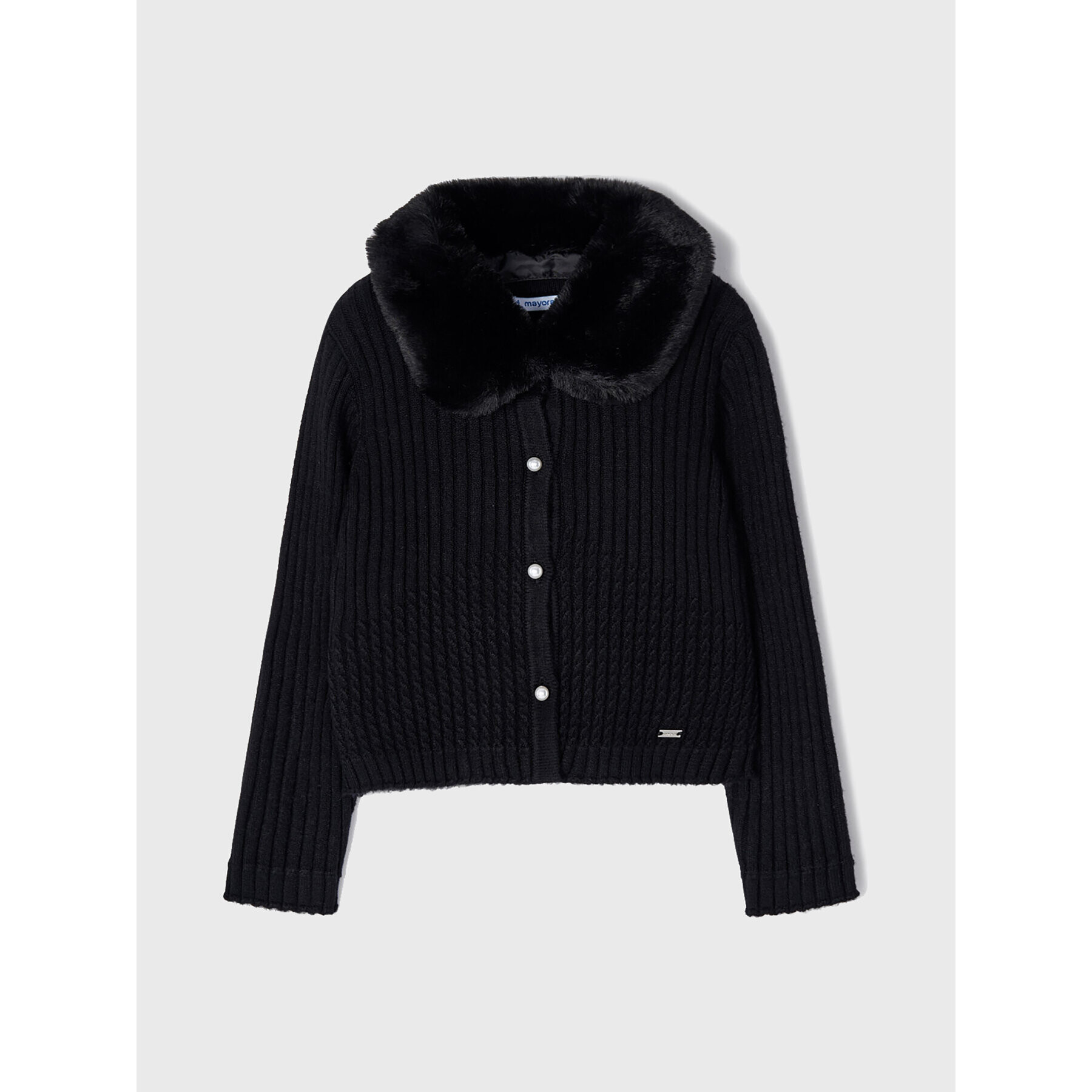 Mayoral Кардиган 4309 Черен Regular Fit - Pepit.bg
