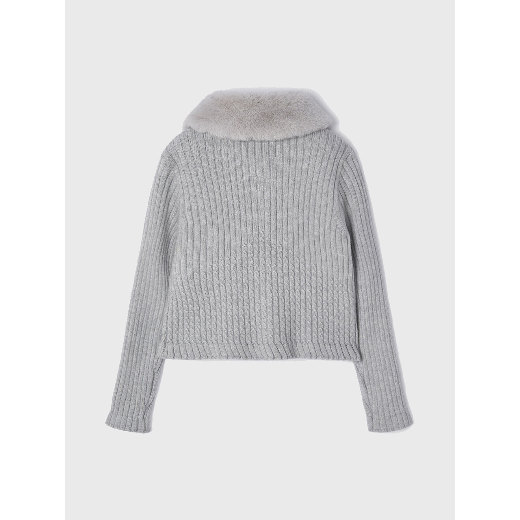 Mayoral Кардиган 4309 Сив Regular Fit - Pepit.bg