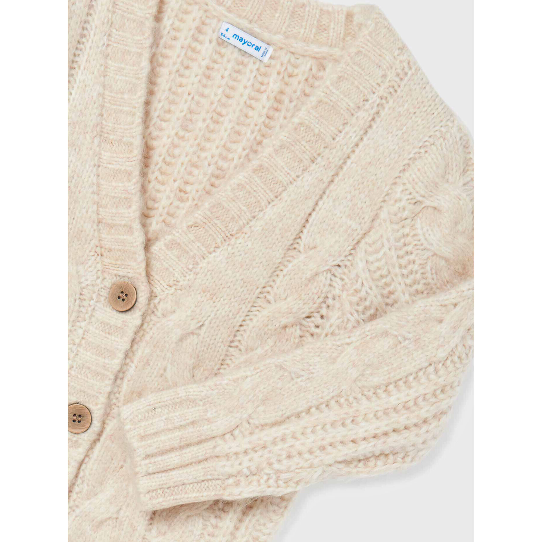 Mayoral Кардиган 4310 Бежов Relaxed Fit - Pepit.bg