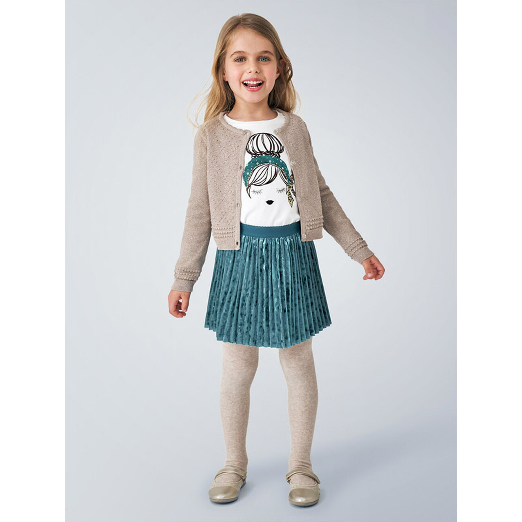 Mayoral Кардиган 4349 Кафяв Regular Fit - Pepit.bg