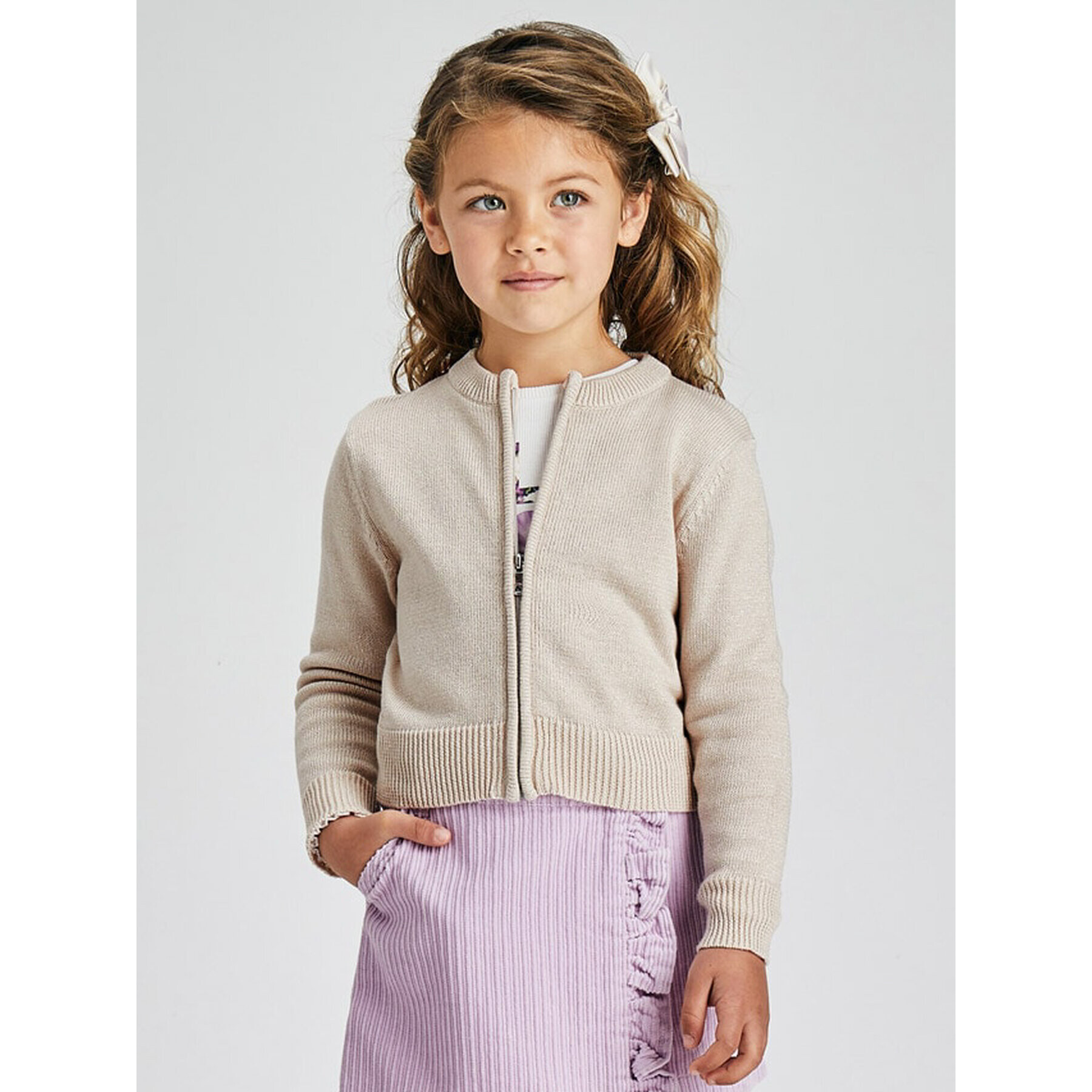 Mayoral Кардиган 4382 Бежов Regular Fit - Pepit.bg