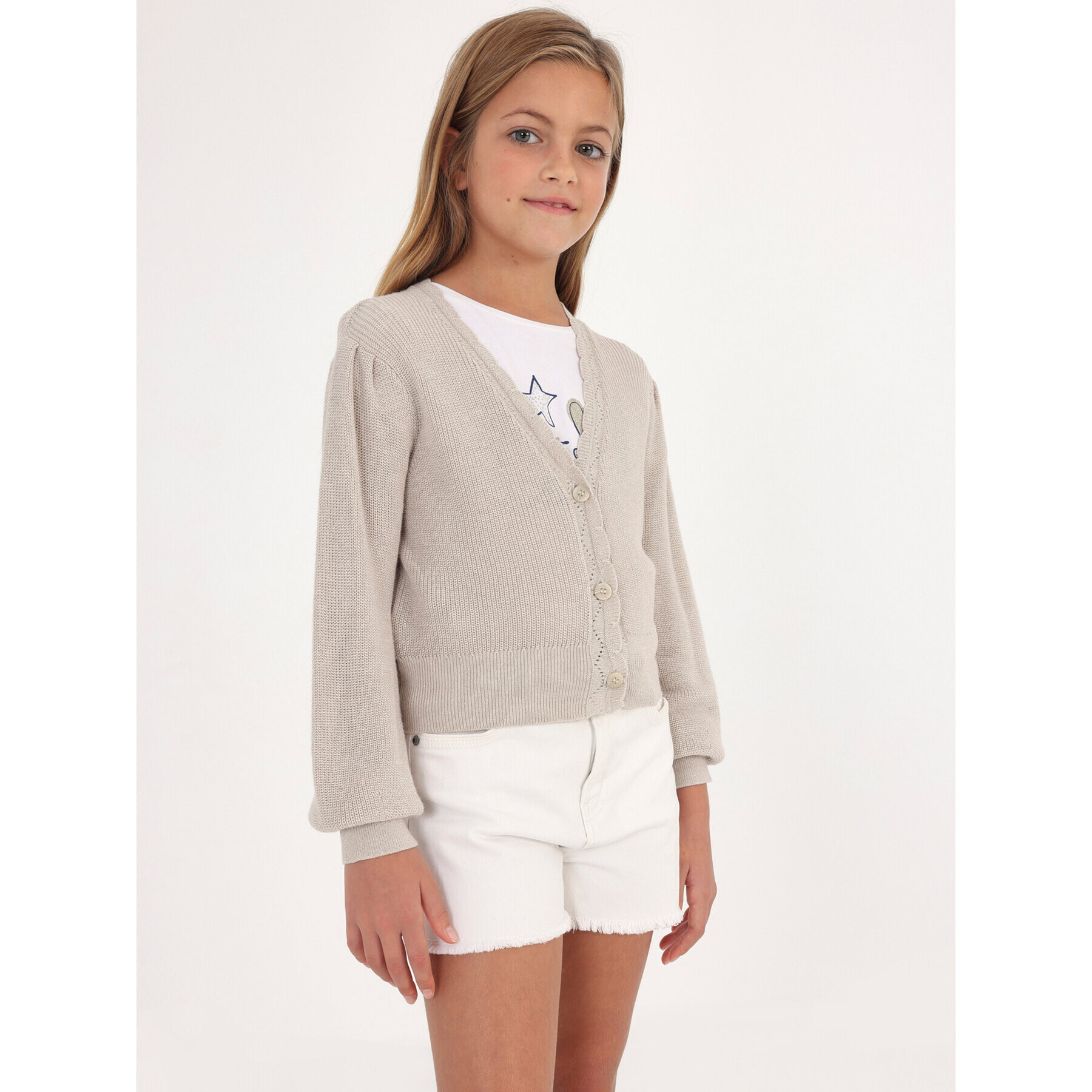 Mayoral Кардиган 6331 Бежов Regular Fit - Pepit.bg