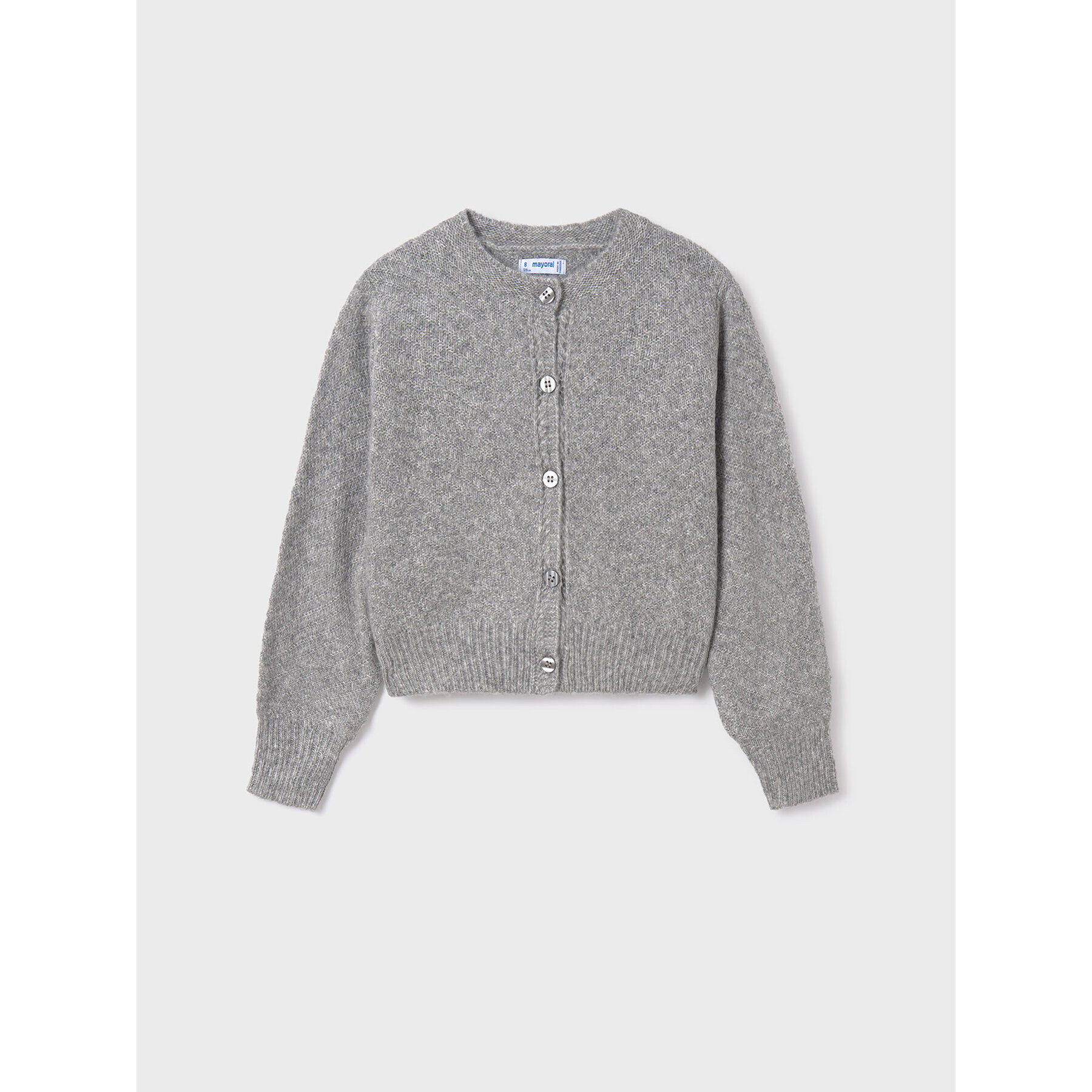 Mayoral Кардиган 7.311 Сив Regular Fit - Pepit.bg