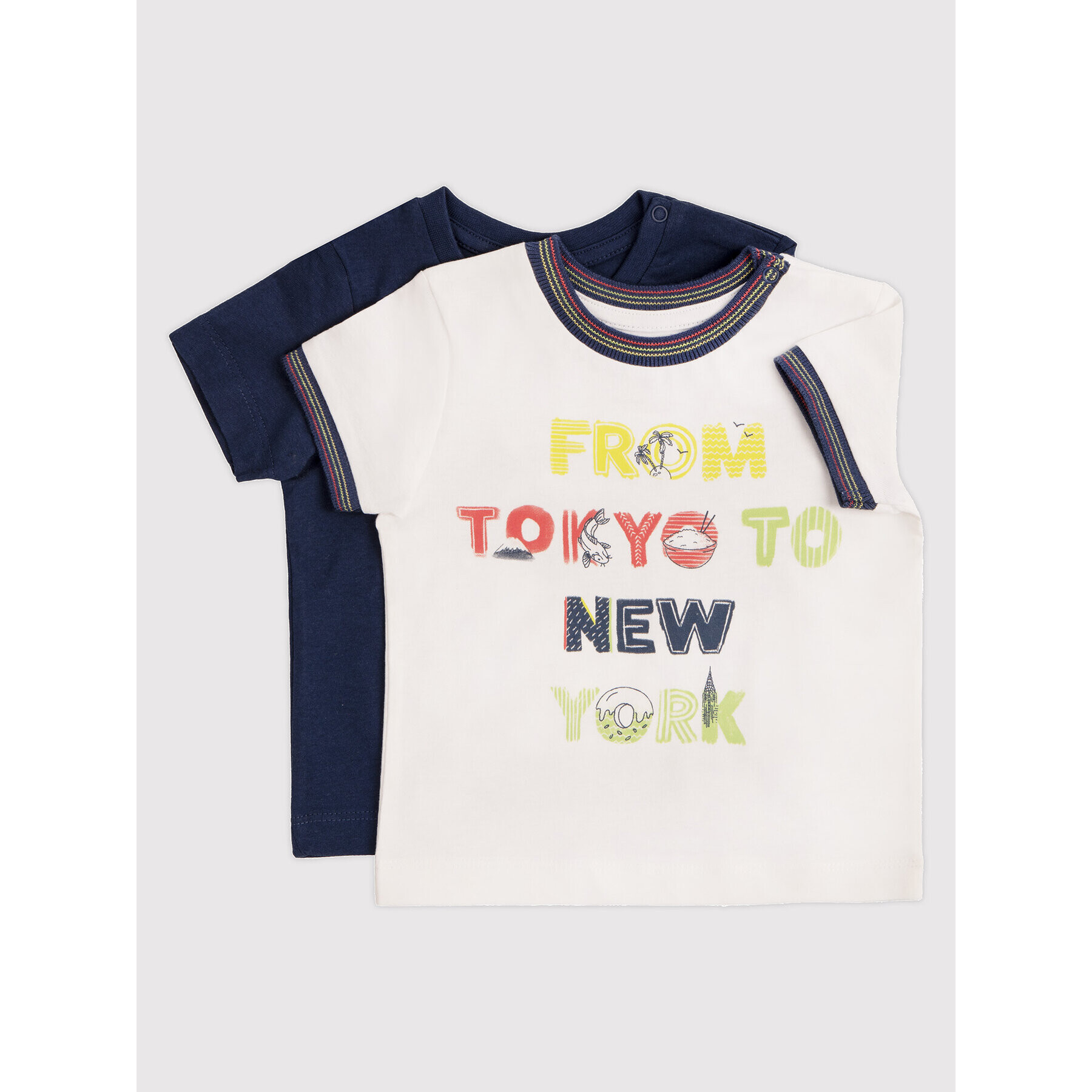 Mayoral Комплект 2 тишъртки 1028 Цветен Regular Fit - Pepit.bg