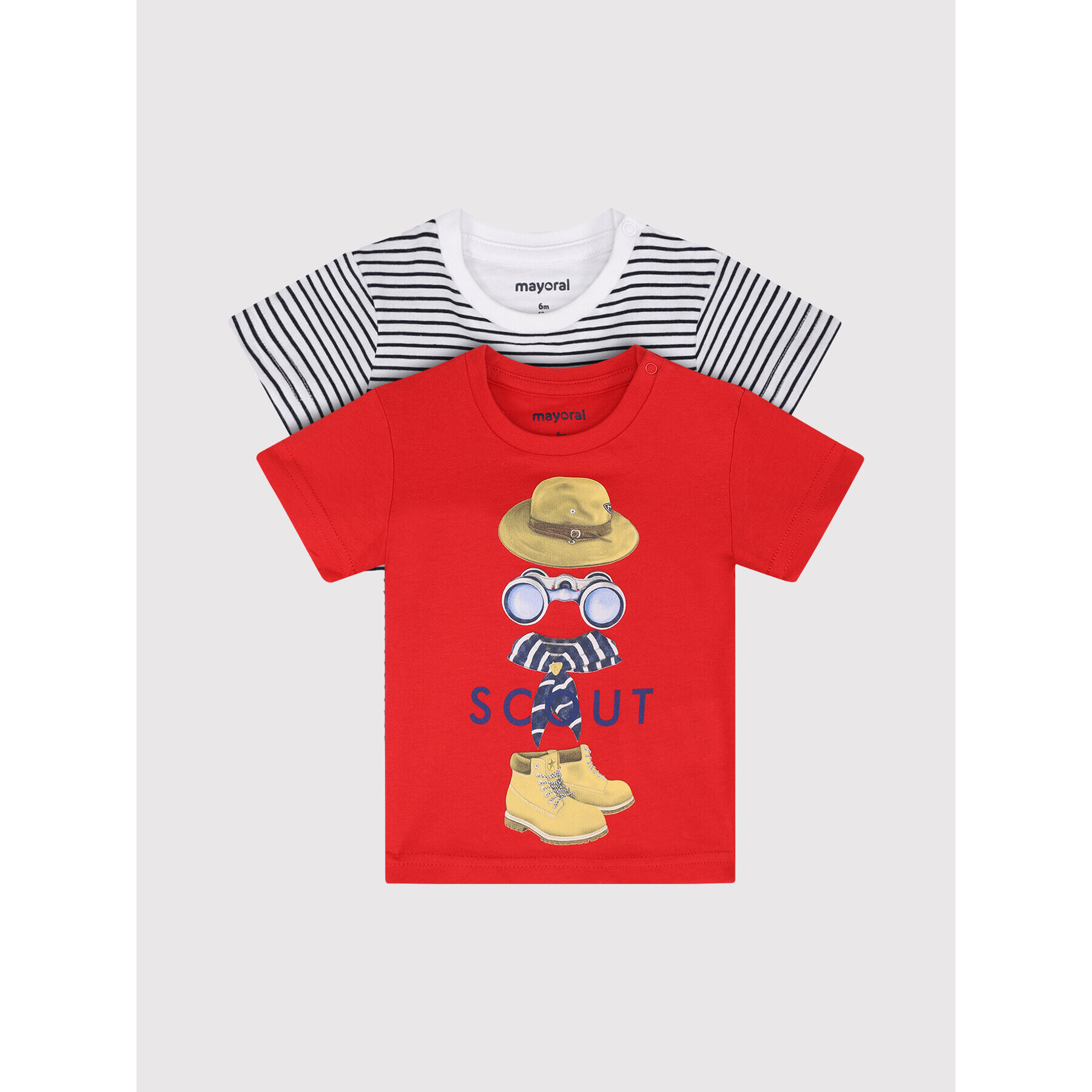 Mayoral Комплект 2 тишъртки 1047 Цветен Regular Fit - Pepit.bg