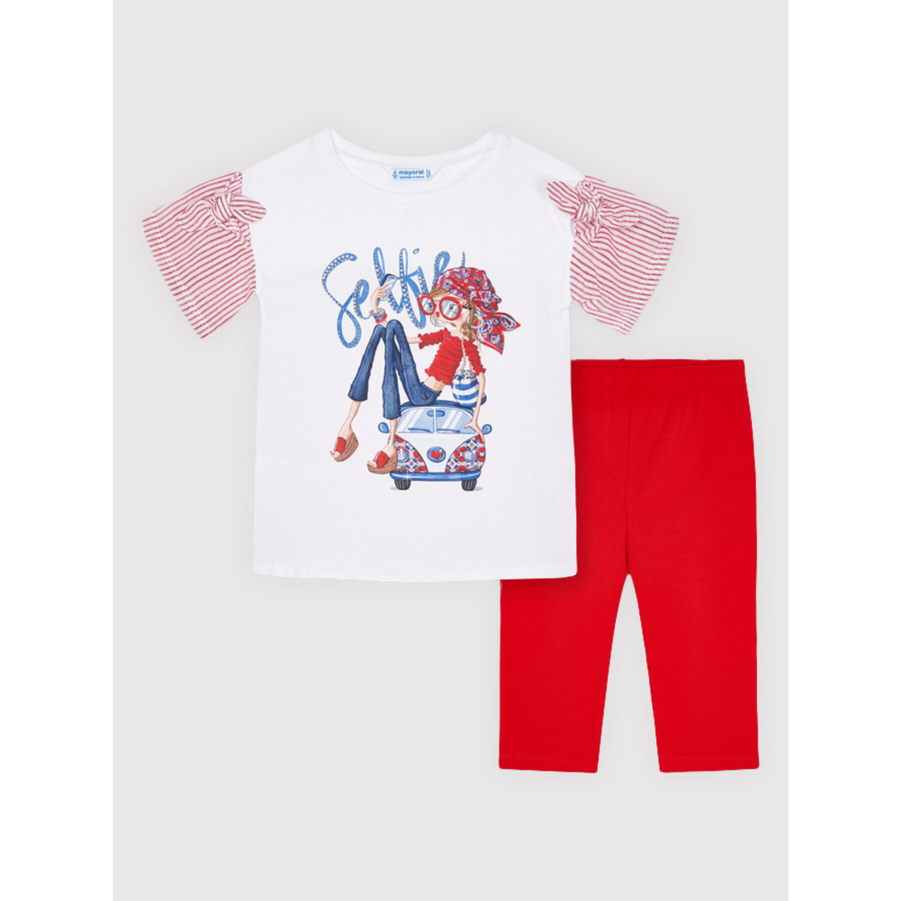 Mayoral Комплект блуза и клин 3736 Цветен Regular Fit - Pepit.bg