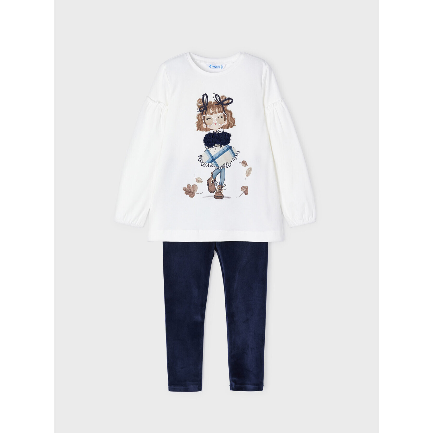 Mayoral Комплект блуза и клин 4765 Цветен Regular Fit - Pepit.bg