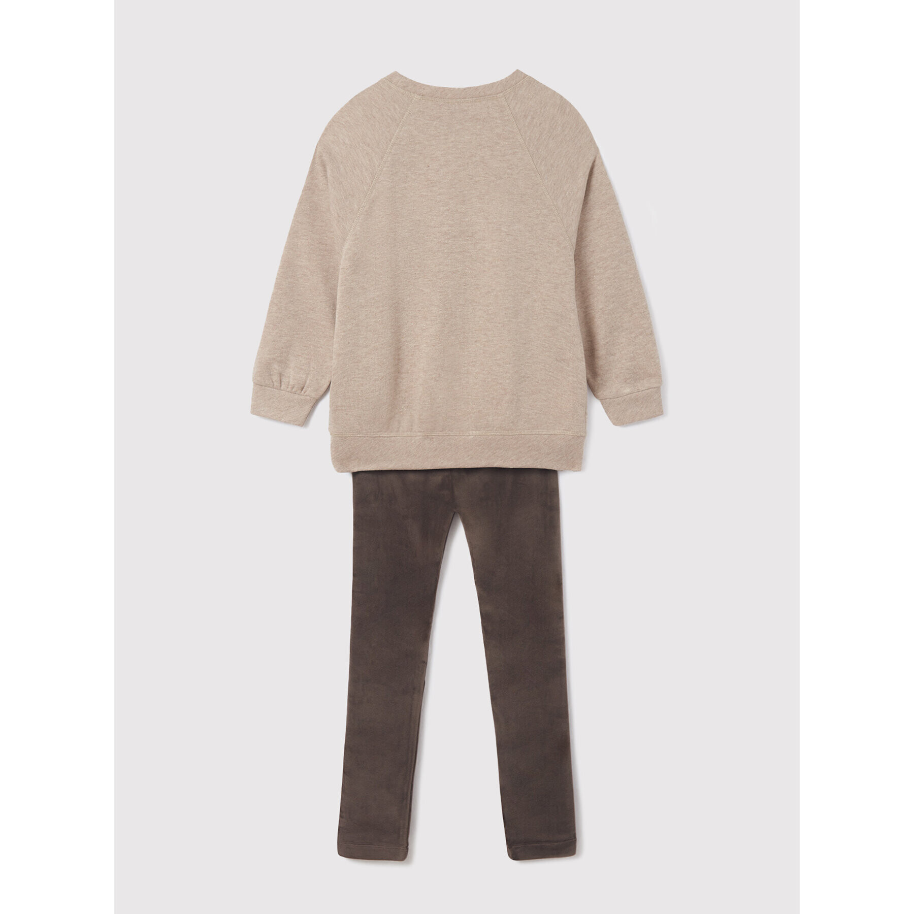 Mayoral Комплект блуза и клин 7740 Кафяв Regular Fit - Pepit.bg