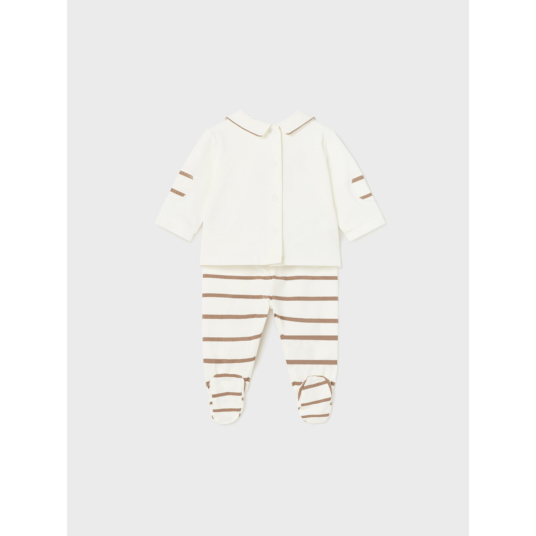 Mayoral Комплект блуза и ританки 1506 Бежов Regular Fit - Pepit.bg