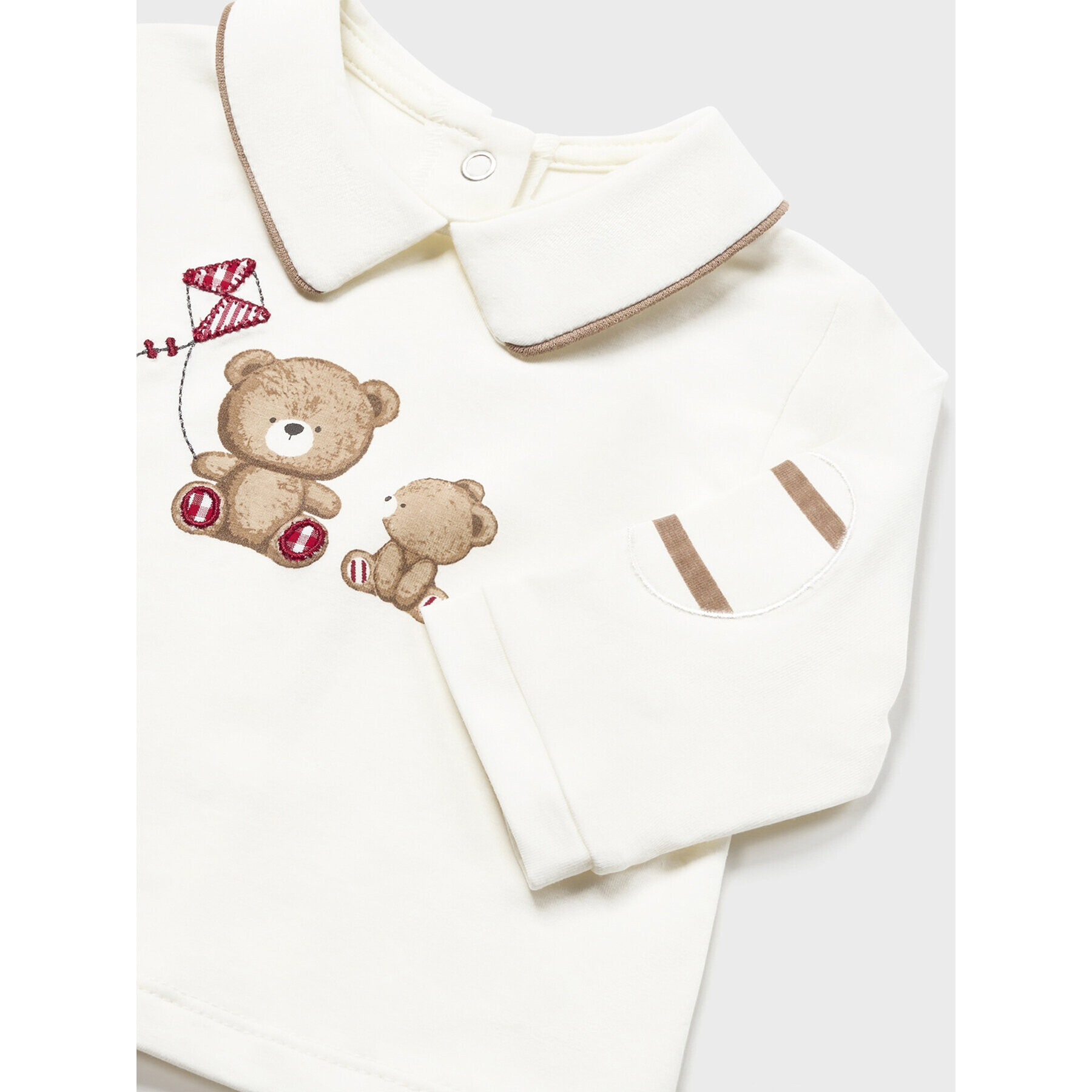 Mayoral Комплект блуза и ританки 1506 Бежов Regular Fit - Pepit.bg