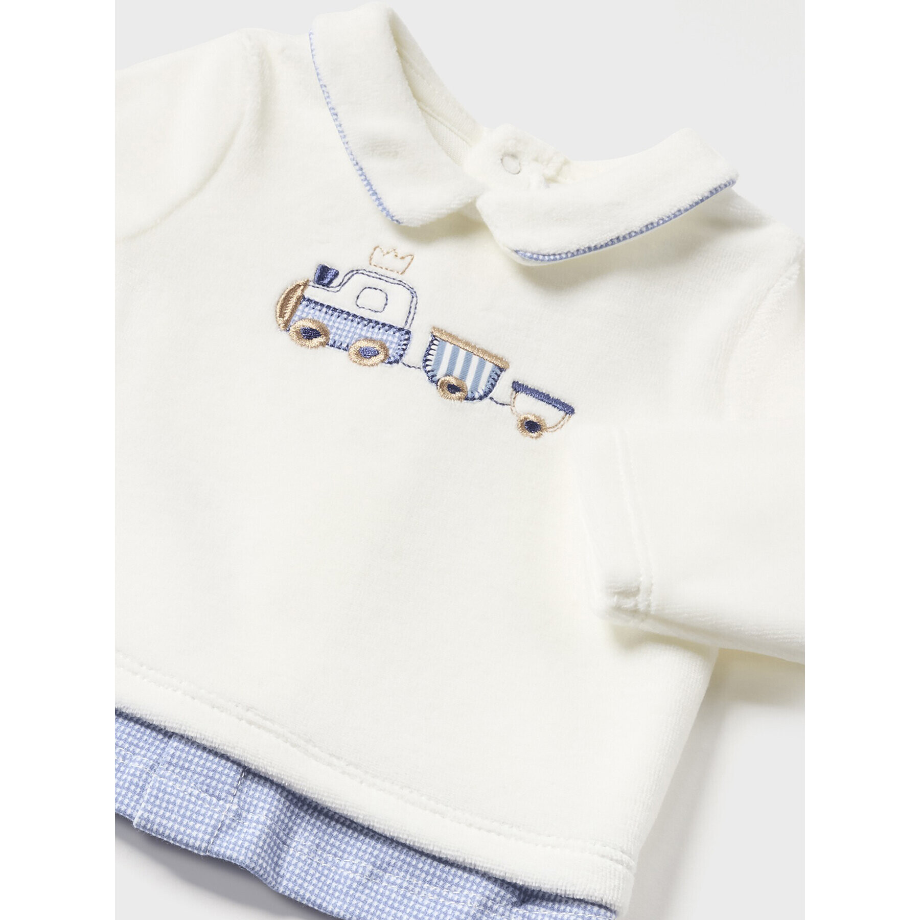 Mayoral Комплект блуза и ританки 2.508 Екрю Regular Fit - Pepit.bg
