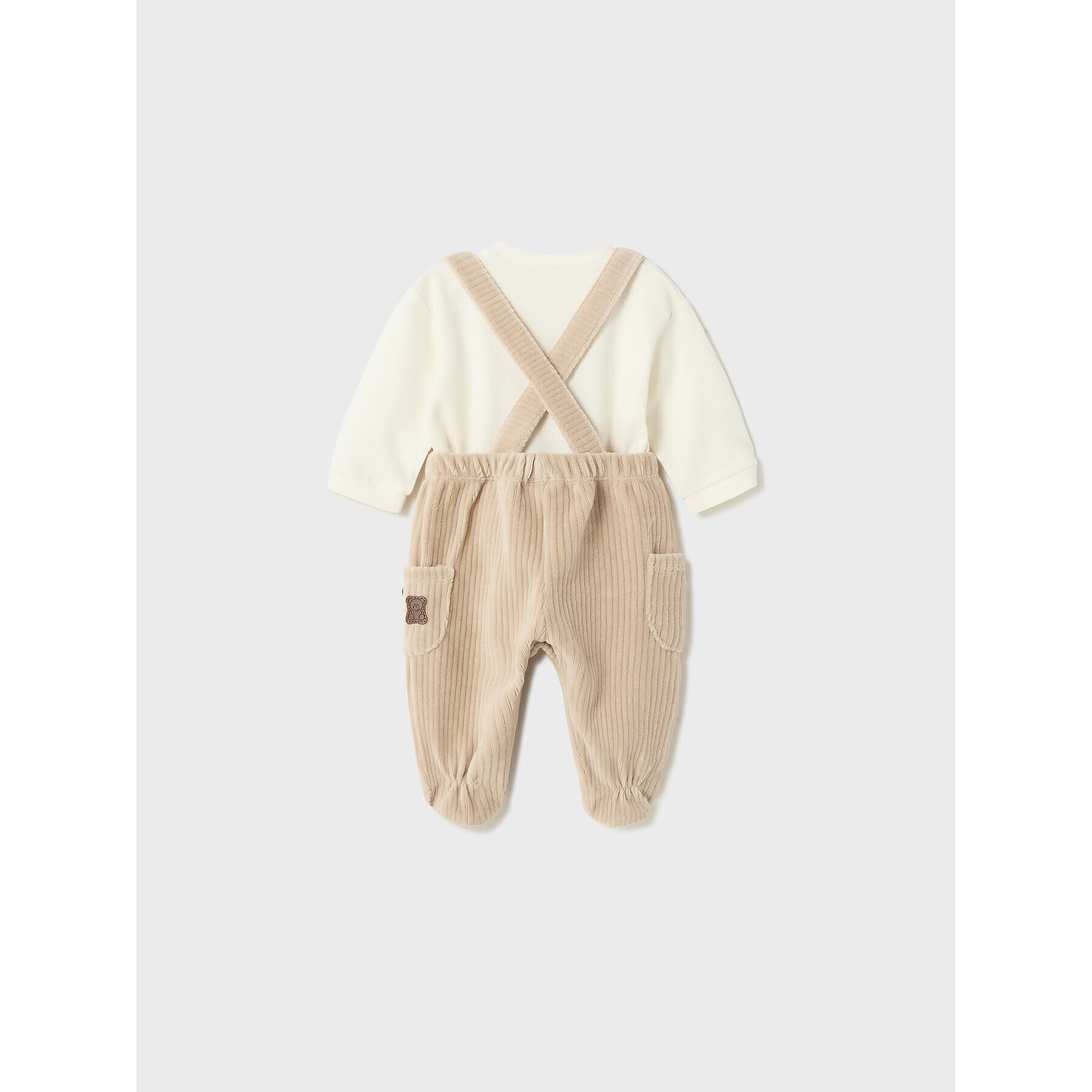 Mayoral Комплект суитшърт и ританки 2.512 Кафяв Regular Fit - Pepit.bg