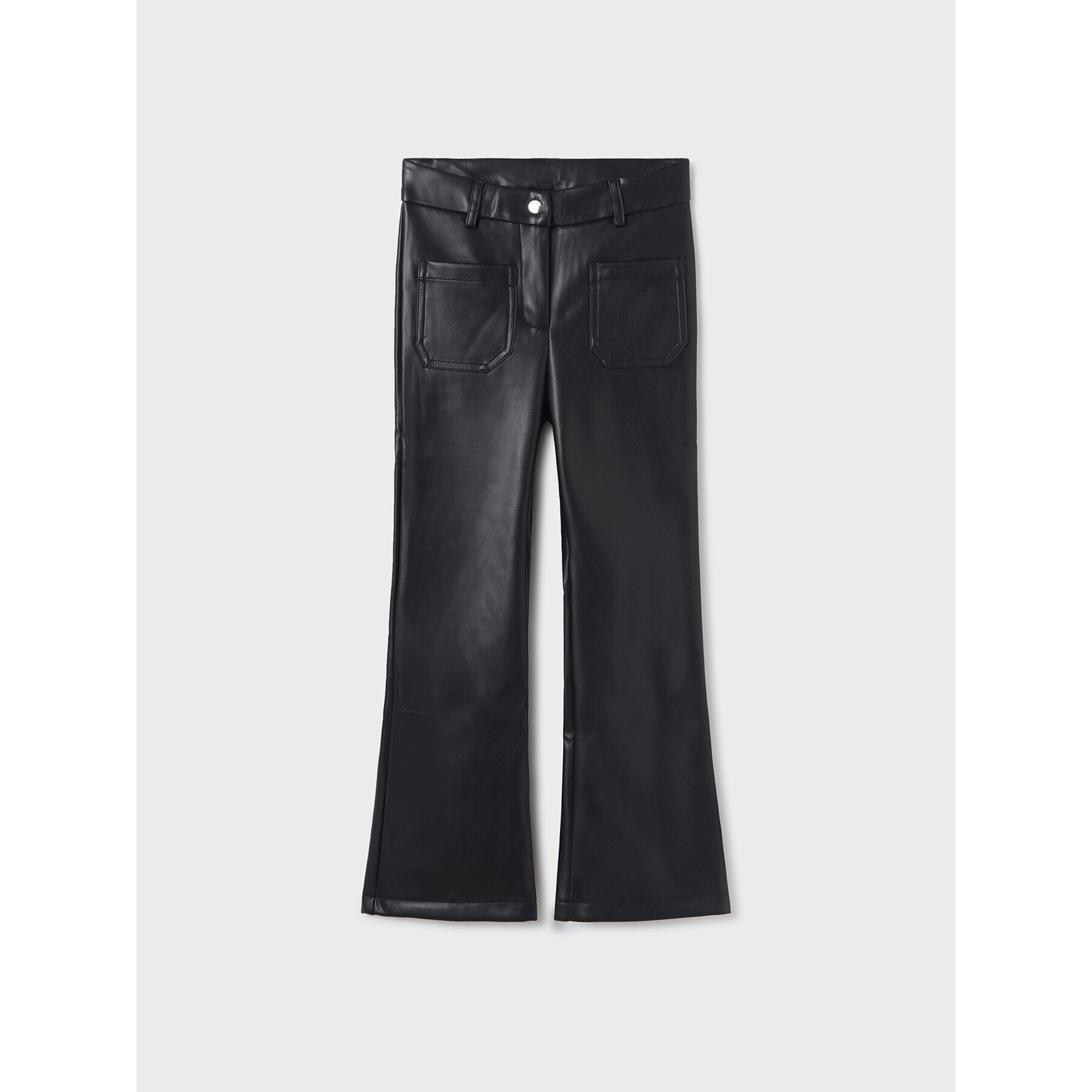 Mayoral Кожени панталони 7.508 Черен Regular Fit - Pepit.bg