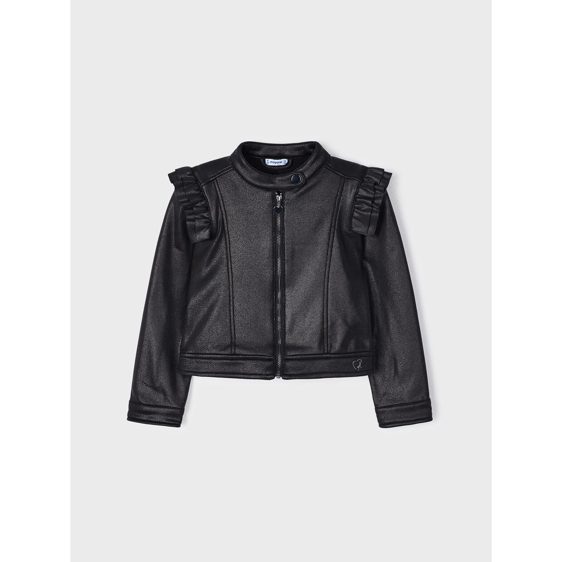Mayoral Кожено яке 4.405 Черен Regular Fit - Pepit.bg