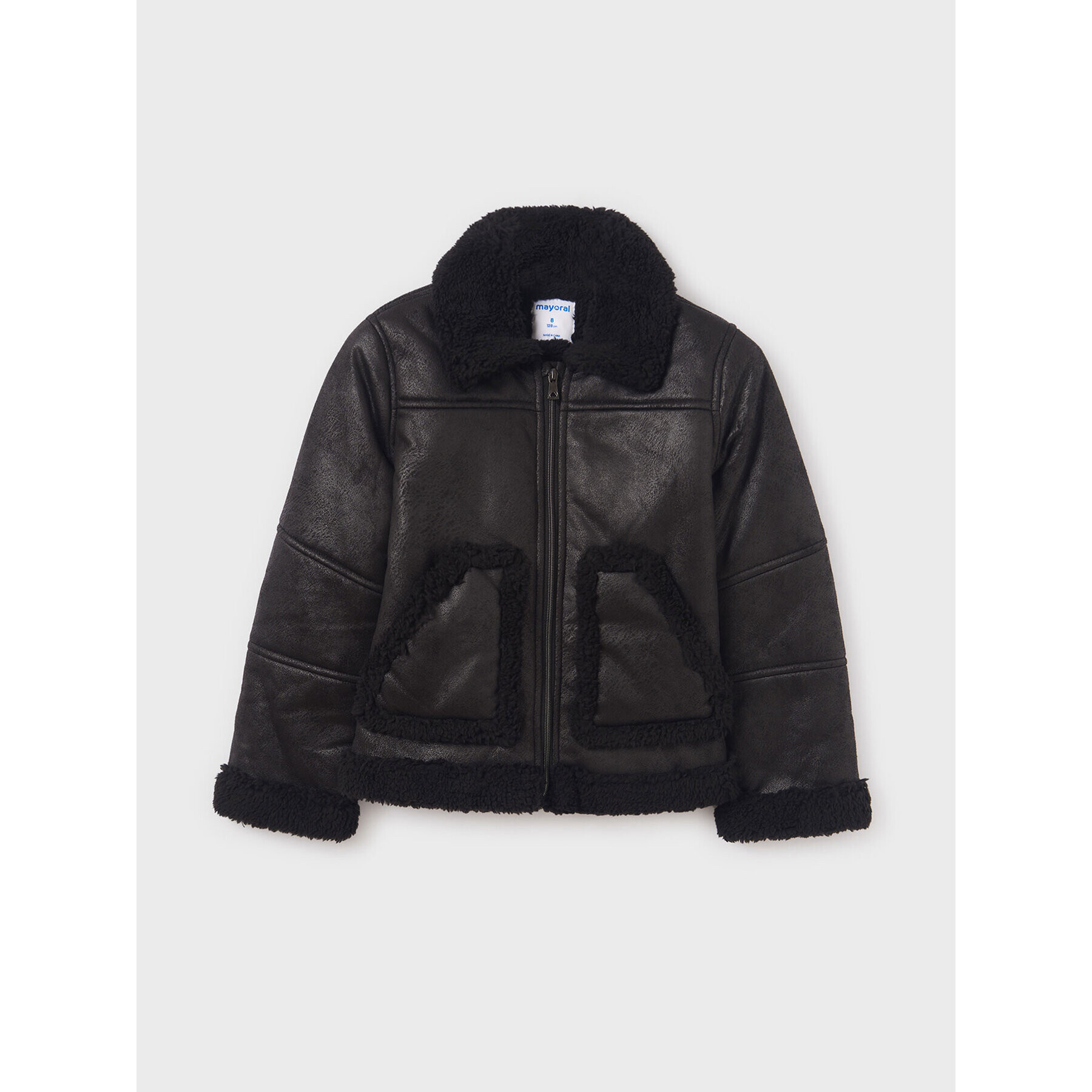 Mayoral Кожух 7.411 Черен Regular Fit - Pepit.bg