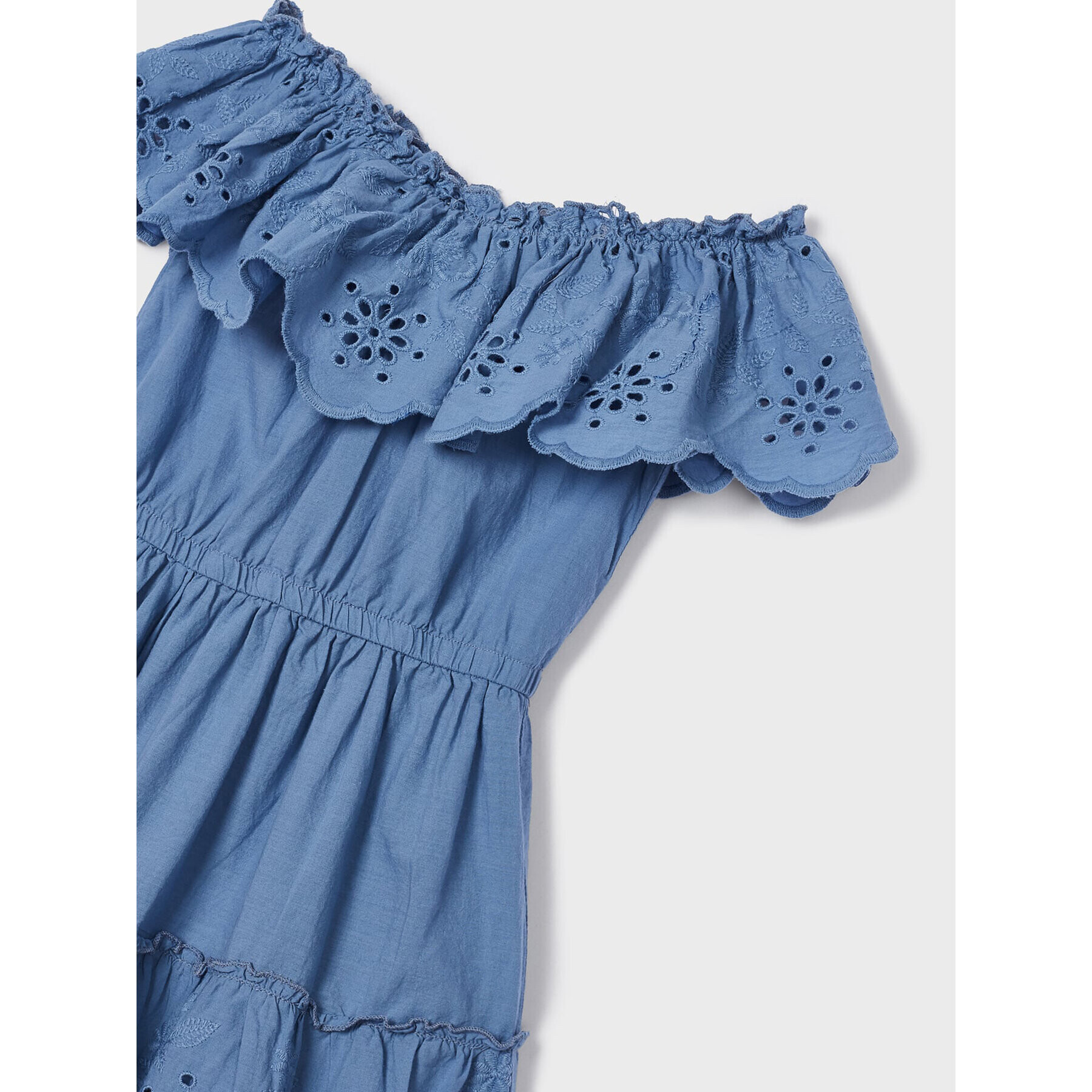 Mayoral Лятна рокля 3929 Екрю - Pepit.bg
