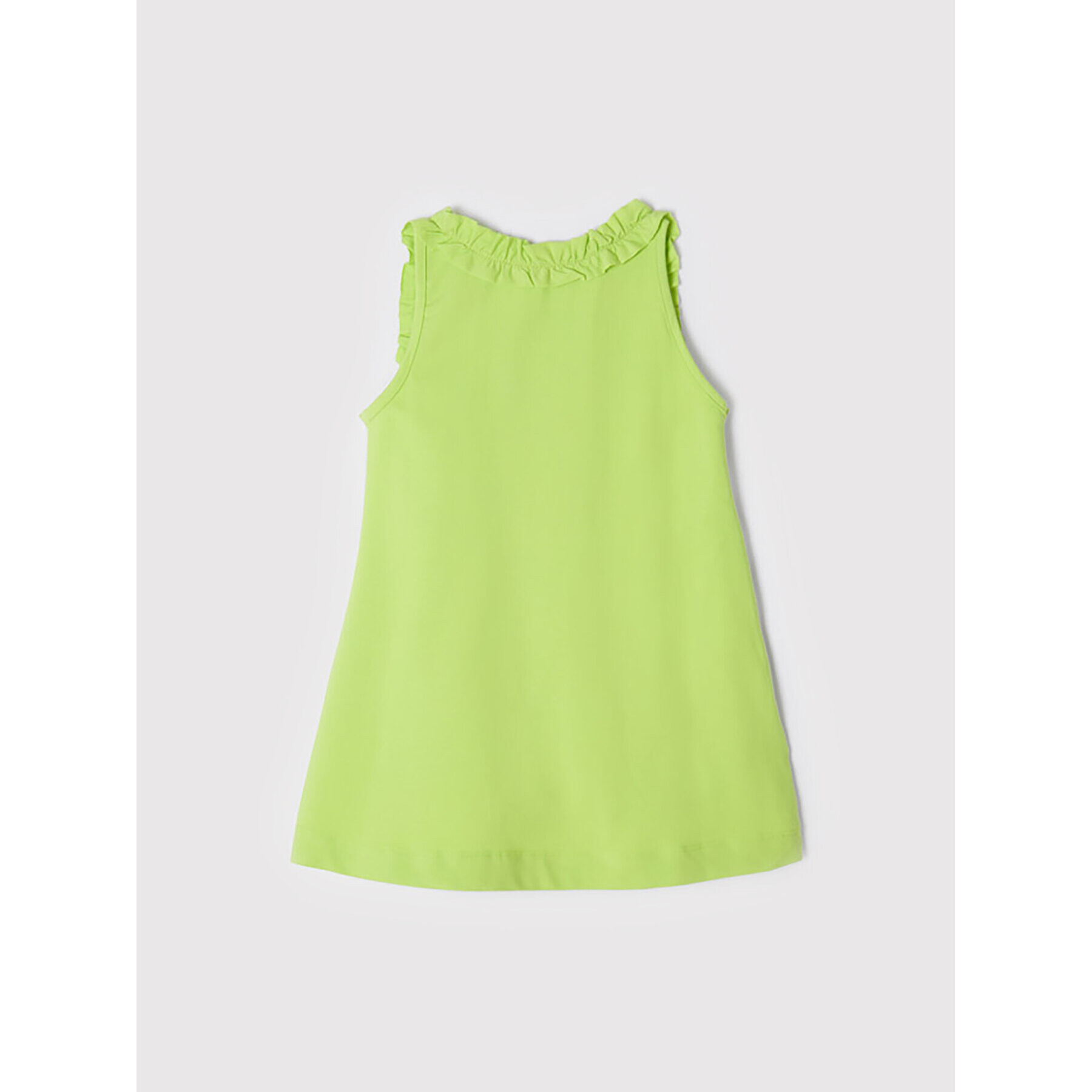 Mayoral Лятна рокля 3948 Зелен Regular Fit - Pepit.bg