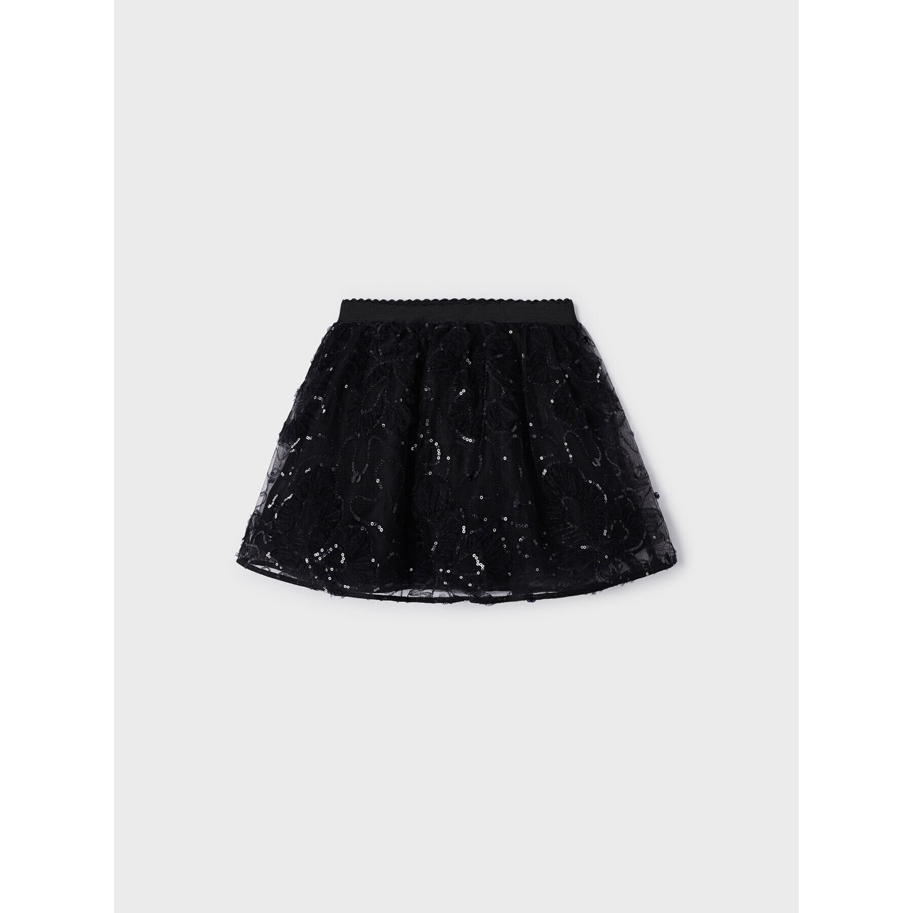 Mayoral пола от тюл 4.901 Черен Regular Fit - Pepit.bg