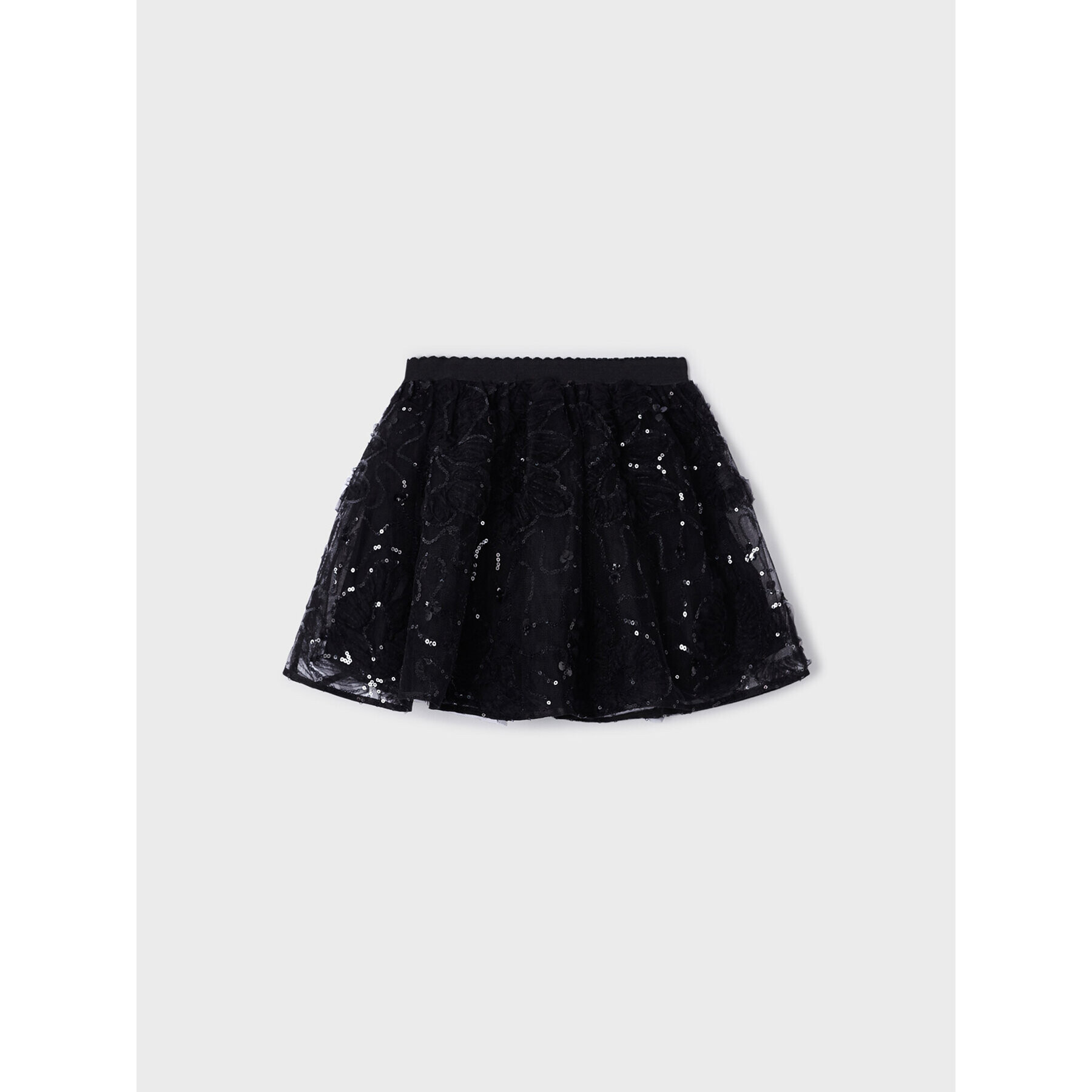 Mayoral пола от тюл 4.901 Черен Regular Fit - Pepit.bg