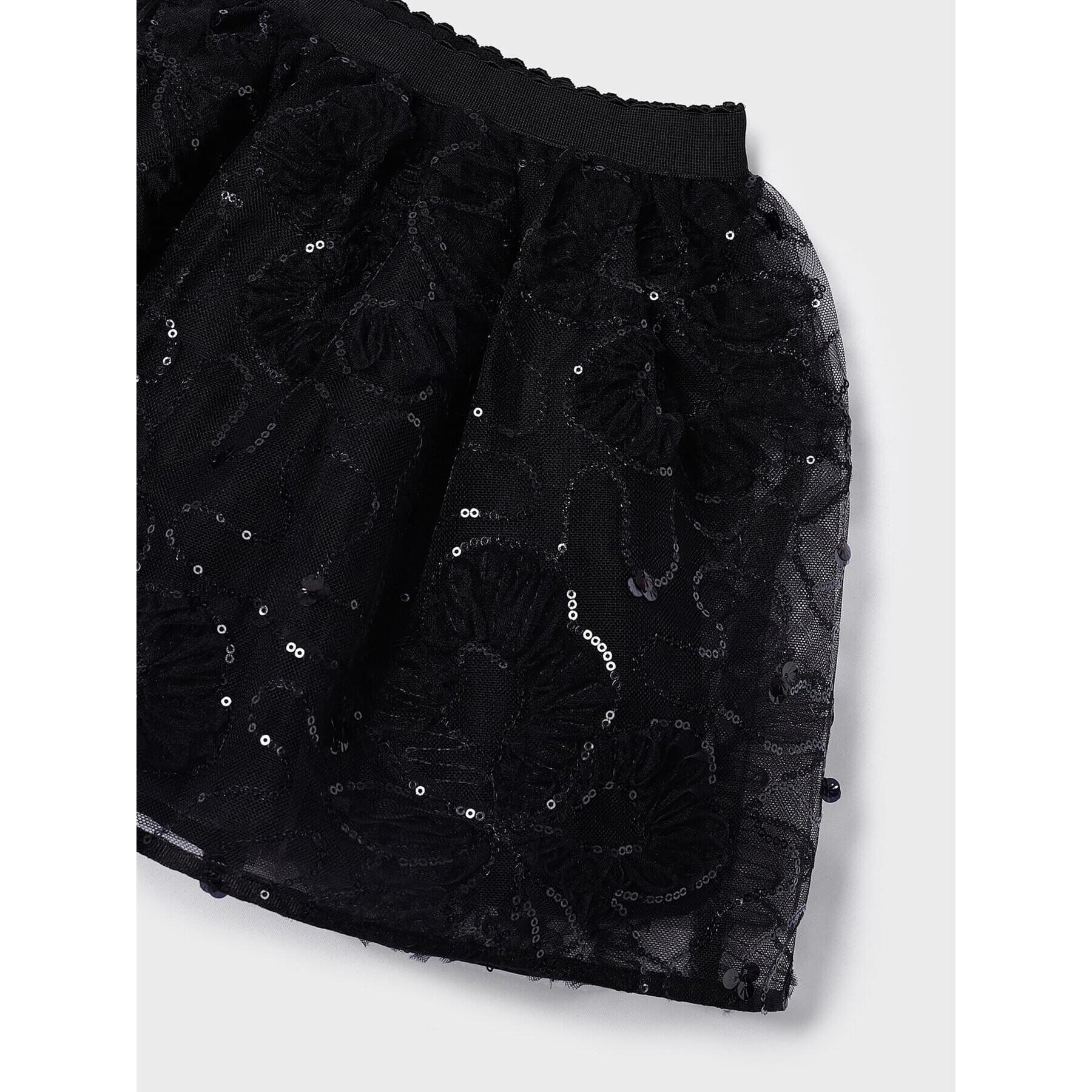 Mayoral пола от тюл 4.901 Черен Regular Fit - Pepit.bg