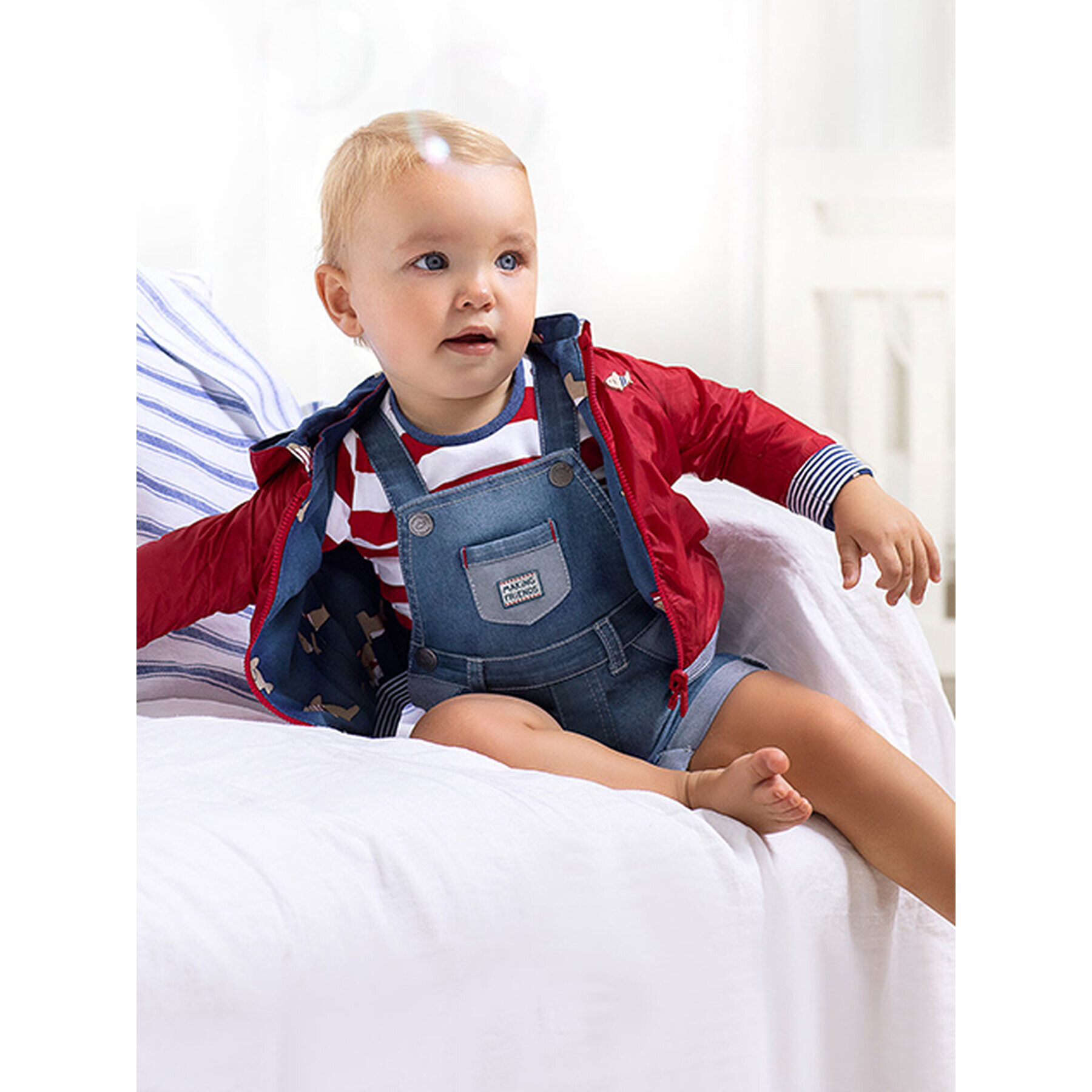 Mayoral Преходно яке 1479 Червен Regular Fit - Pepit.bg
