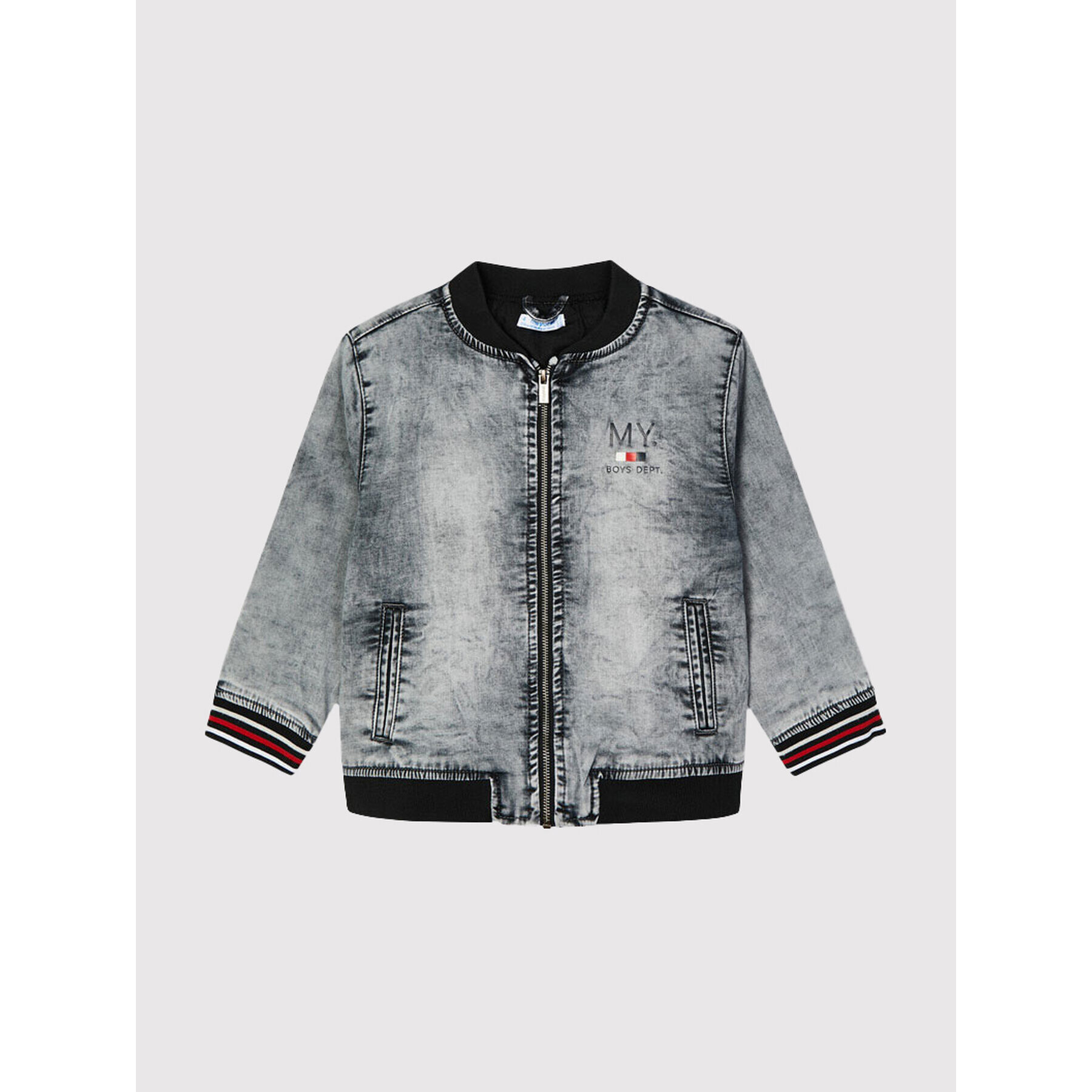 Mayoral Преходно яке 3407 Сив Regular Fit - Pepit.bg