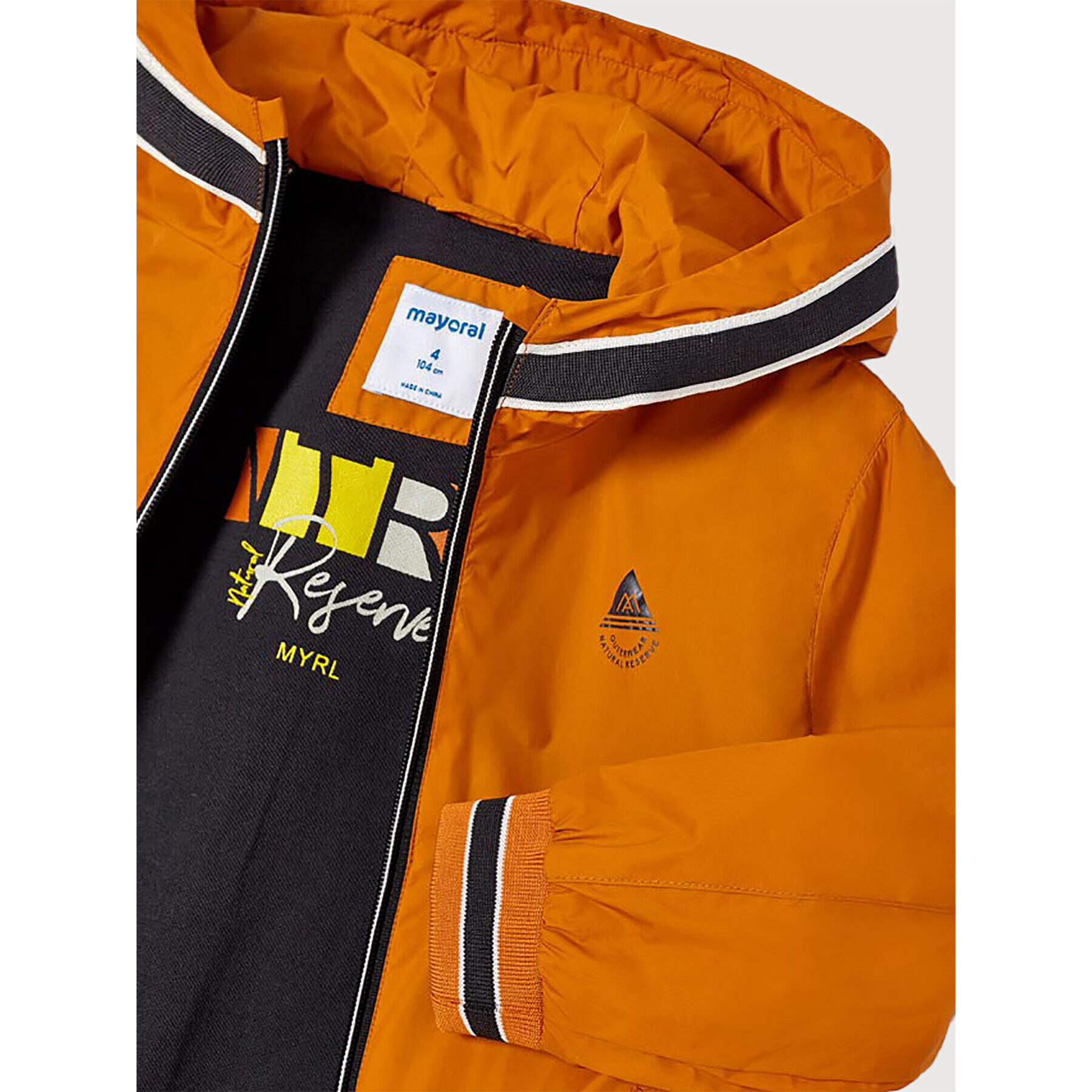 Mayoral Преходно яке 3416 Оранжев Regular Fit - Pepit.bg