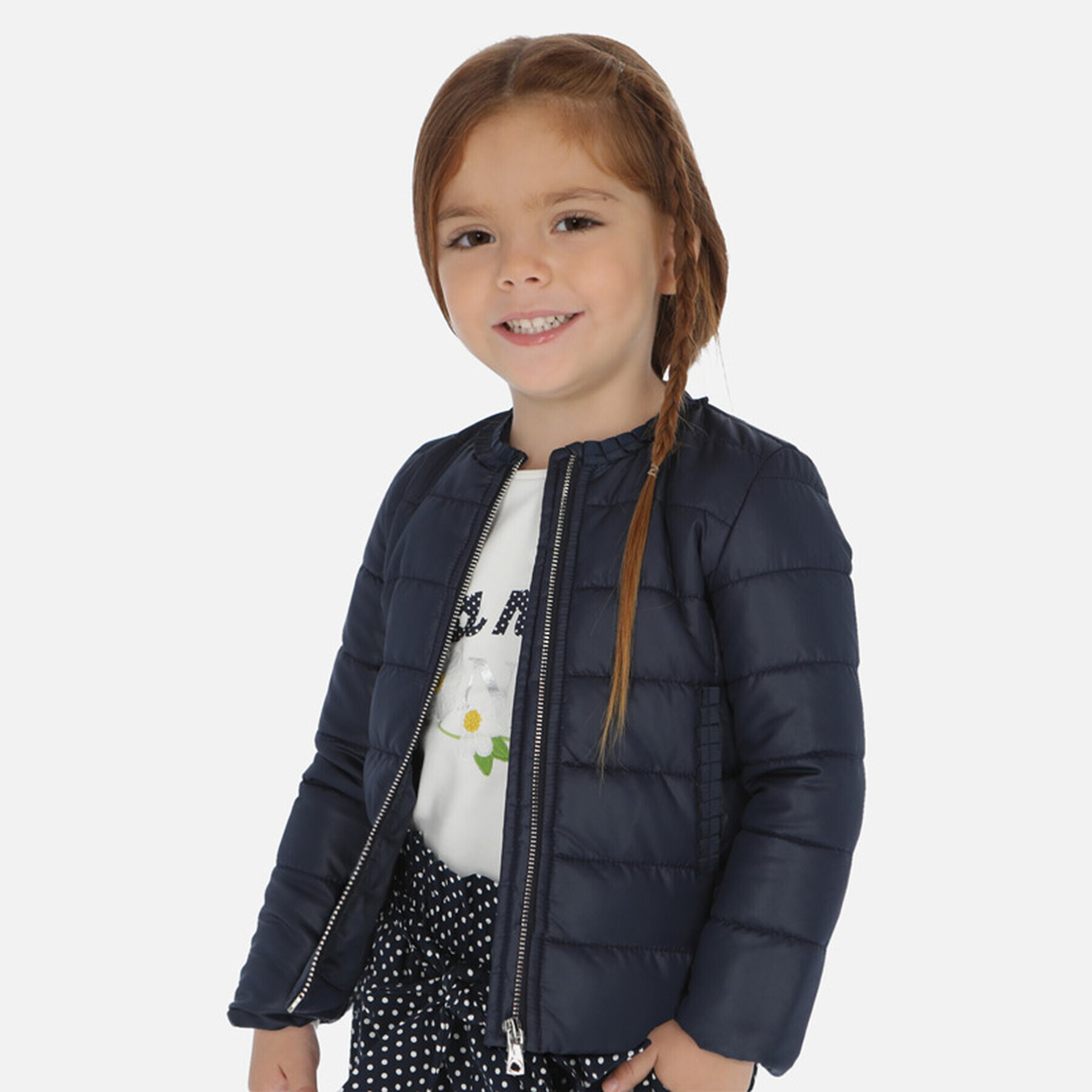 Mayoral Преходно яке 3472 Тъмносин Regular Fit - Pepit.bg