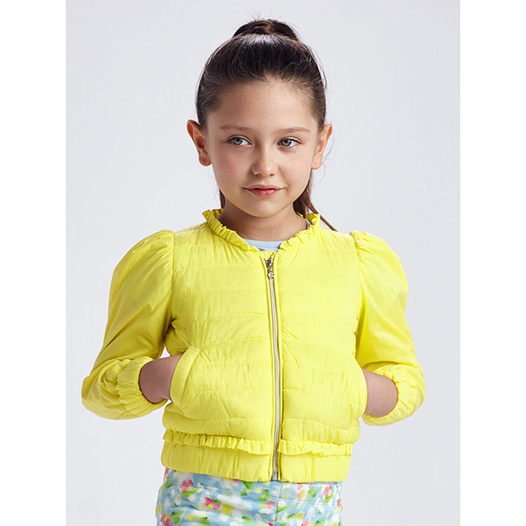 Mayoral Преходно яке 3482 Жълт Regular Fit - Pepit.bg