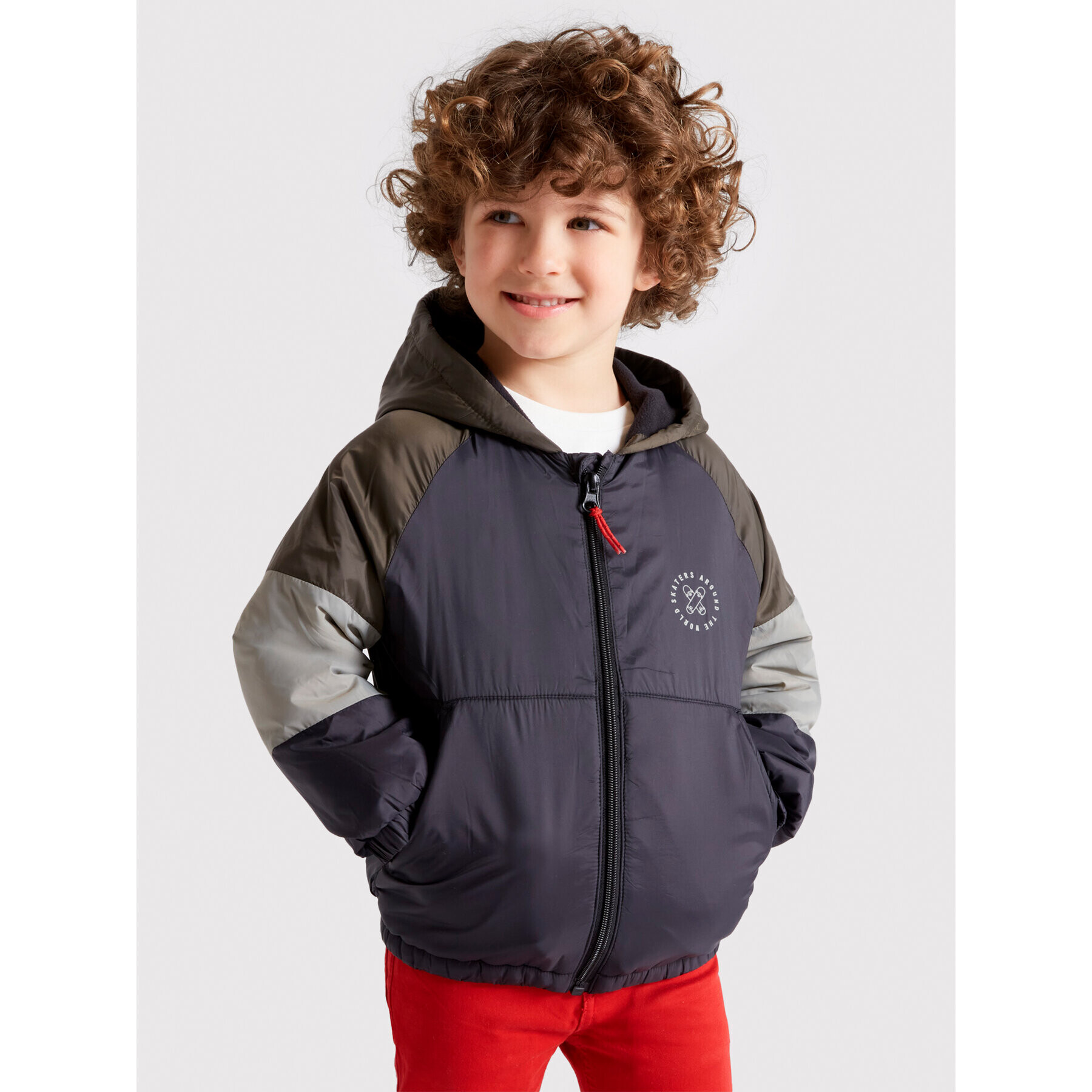 Mayoral Преходно яке 4459 Черен Regular Fit - Pepit.bg