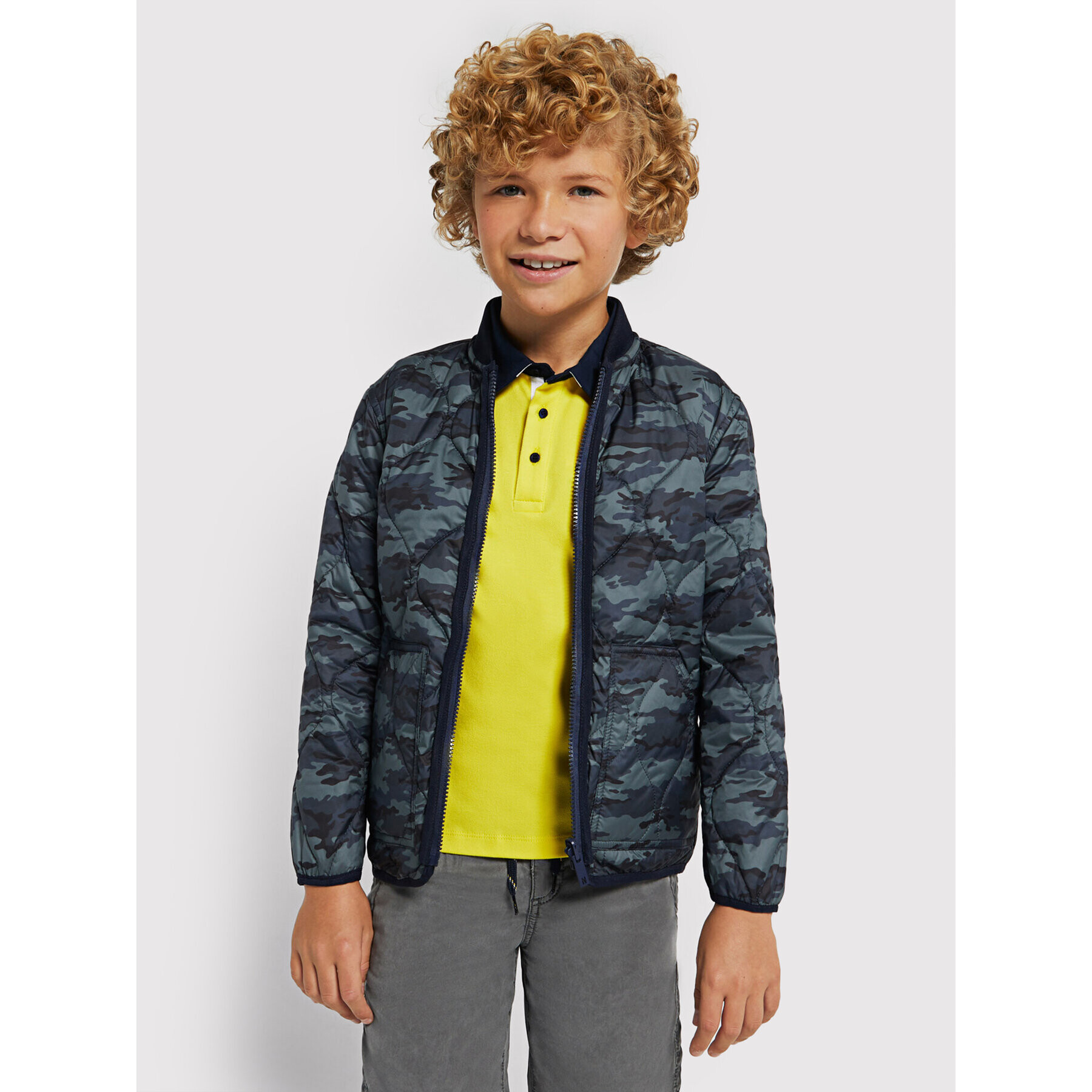 Mayoral Преходно яке 6414 Тъмносин Regular Fit - Pepit.bg