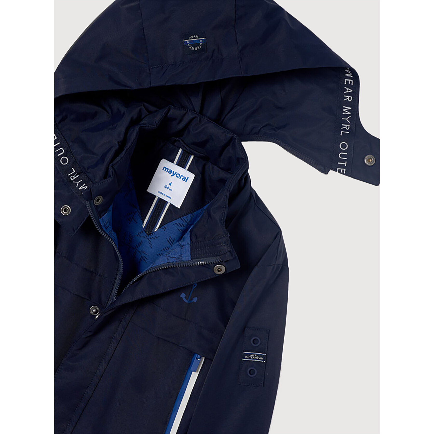 Mayoral Преходно яке 3413 Тъмносин Regular Fit - Pepit.bg