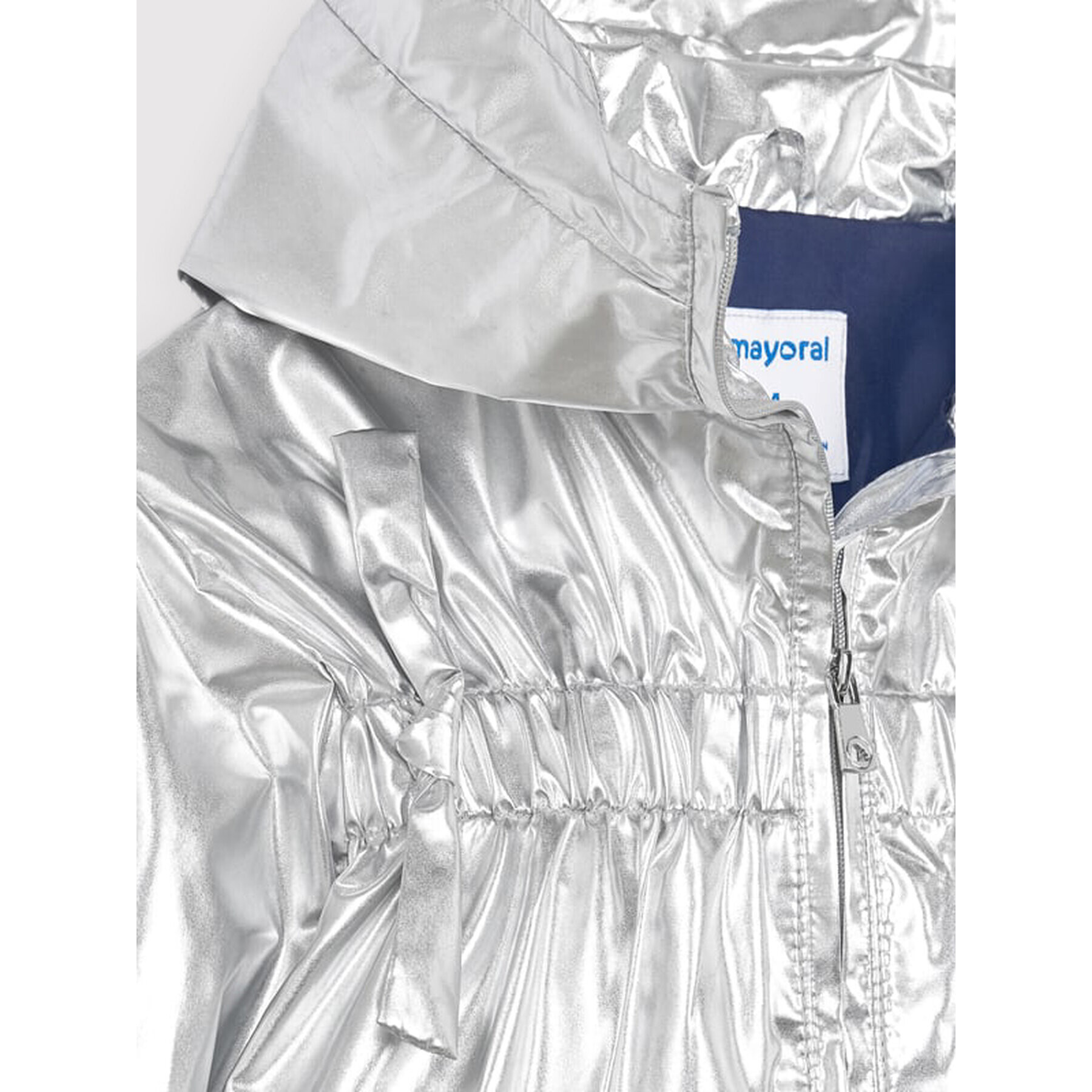 Mayoral Преходно яке 3483 Сребрист Regular Fit - Pepit.bg