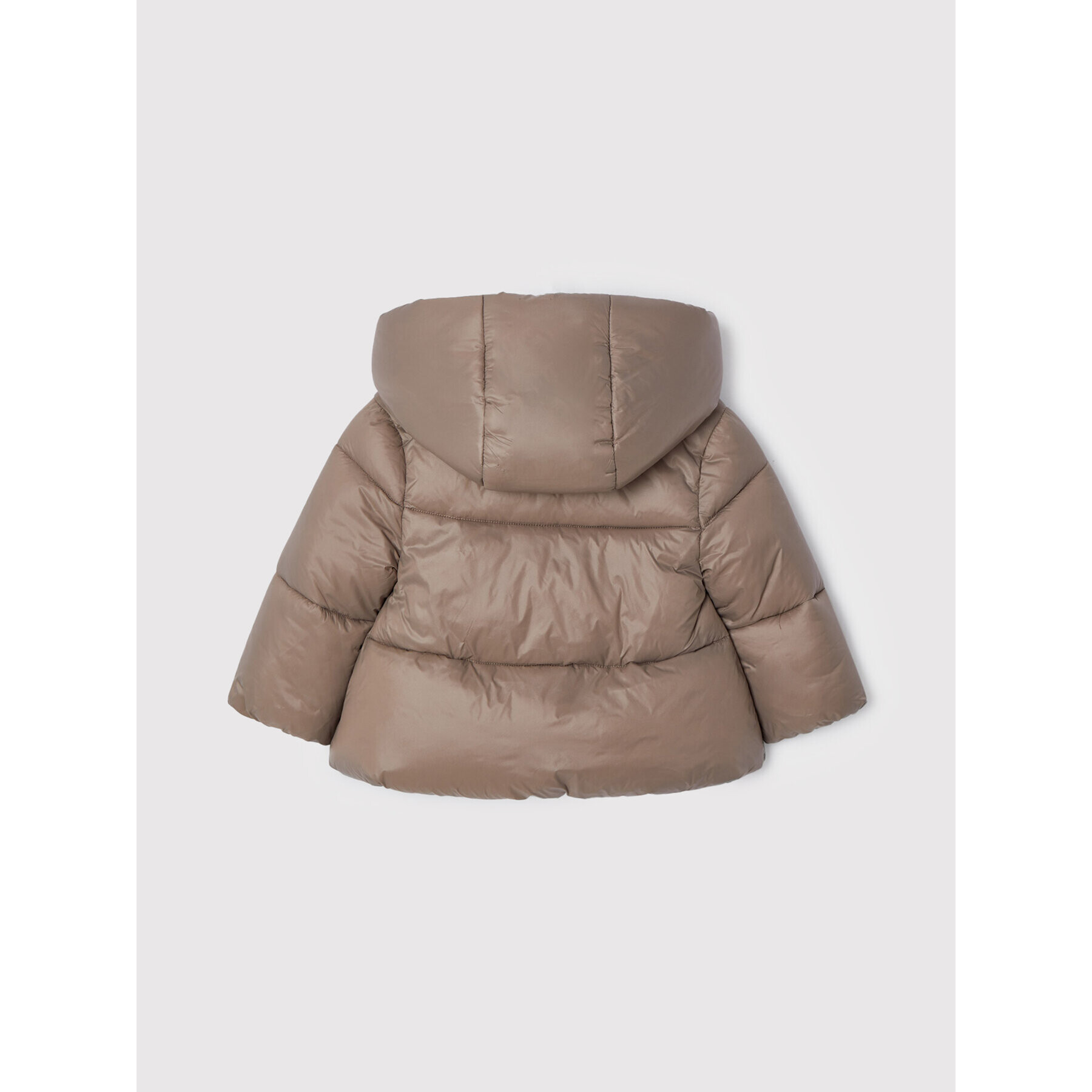 Mayoral Пухено яке 2439 Кафяв Regular Fit - Pepit.bg
