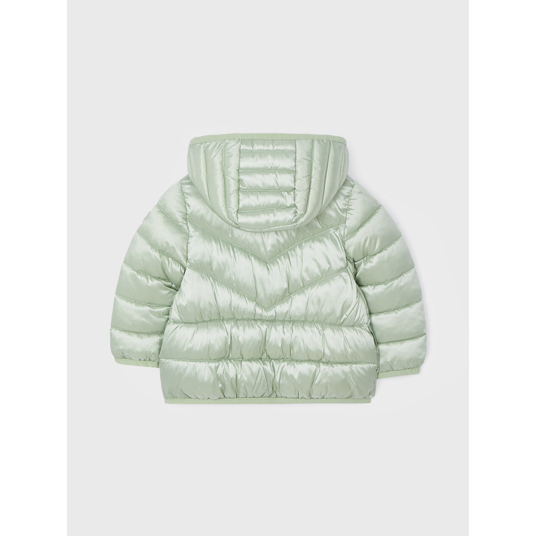 Mayoral Пухено яке 2440 Зелен Regular Fit - Pepit.bg