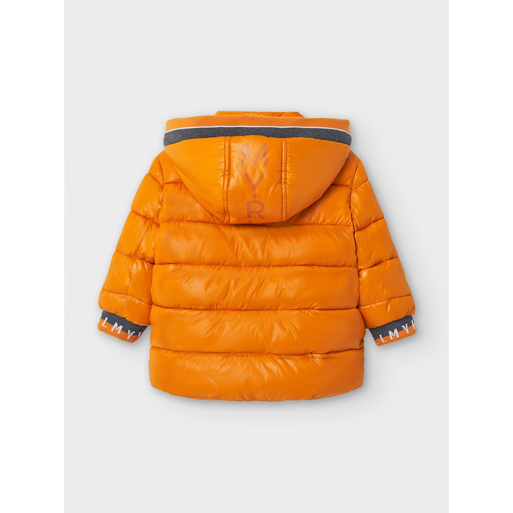 Mayoral Пухено яке 2482 Оранжев Regular Fit - Pepit.bg
