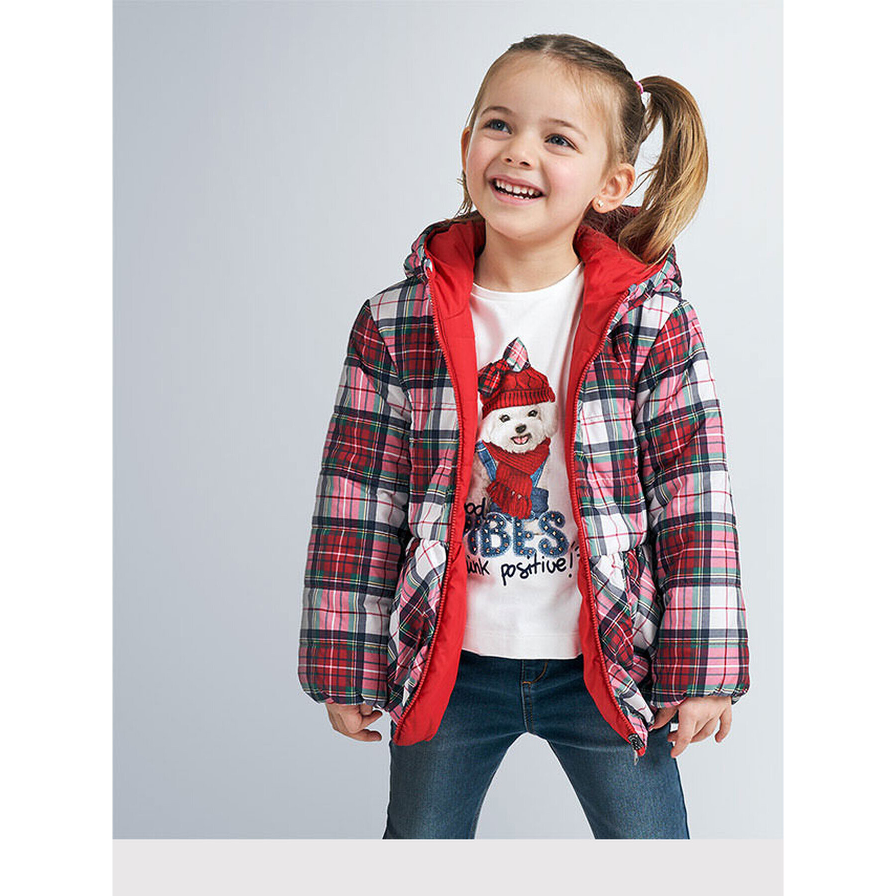 Mayoral Пухено яке 4414 Цветен Regular Fit - Pepit.bg